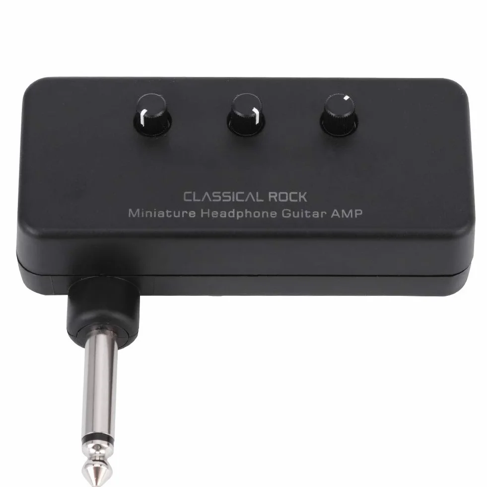 Kopfhörerverstärker, Profi Sound Tragbar Mini mit ABS Metall Gehäuse, Audioverstärker, Studioqualität for Musiker, Studio Aufnahmen, Live Bühne, Mobile Recording