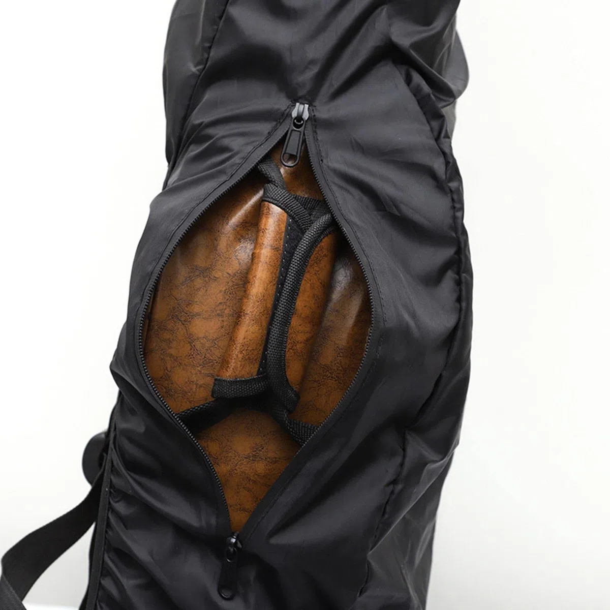 Harilla Gitarrenrucksack Staubschutz Instrumententasche Regenschutz Wetterfest Schwarz Wasserdicht Soft Bass Case Cover für Acoustic Electric Classical, Gitarre