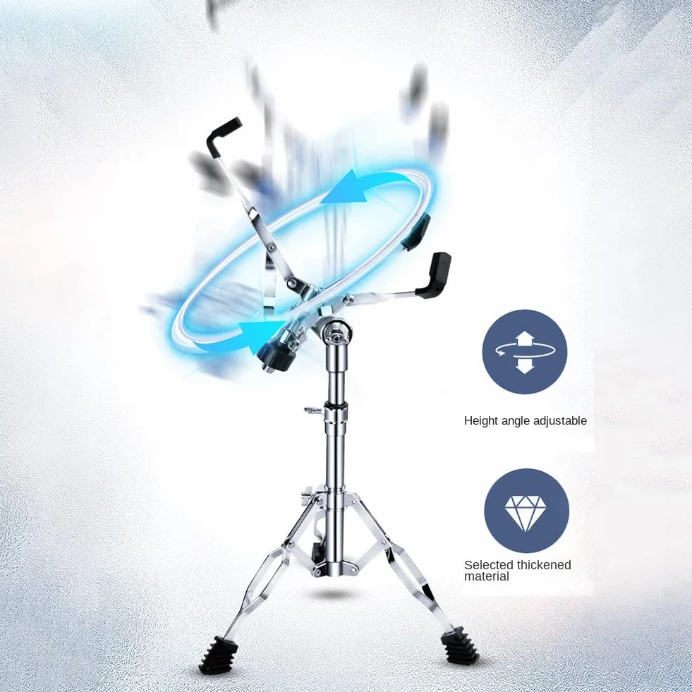 Schlinge Trommel StäNder, Konzert Schlinge Trommel StäNder, Verstellbarer Snare StäNder, Doppelstrebig für 8 14 Trommeln, Stahlzungentrommel