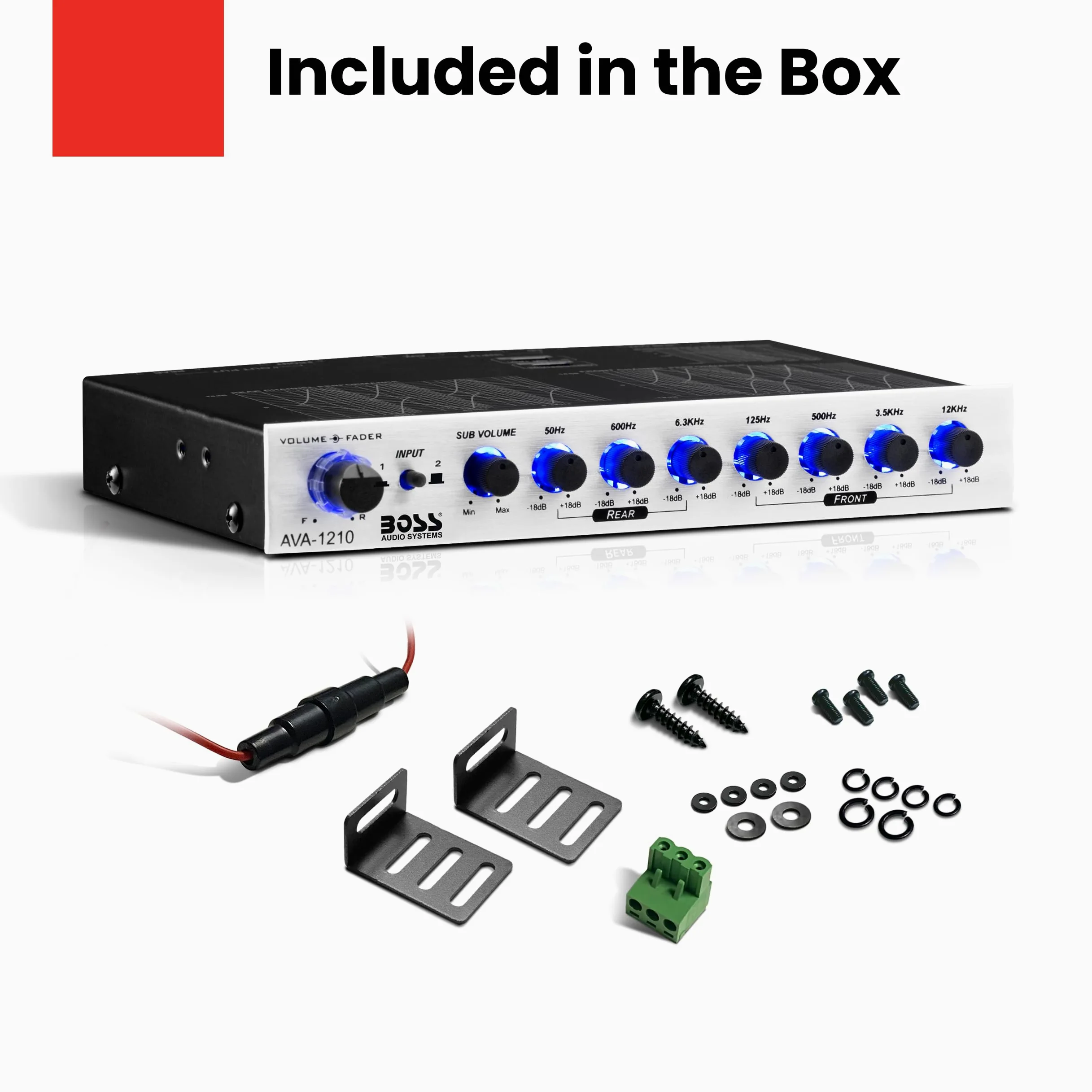 7-Band-Vorverstärker-Equalizer mit Subwoofer-Ausgang
