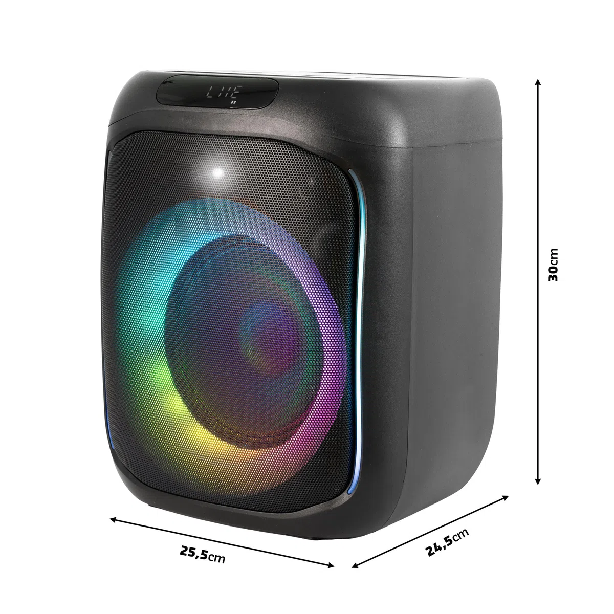 IBIZA CUBE180 AKKUBETRIEBENE LAUTSPRECHERBOX 180W TWS