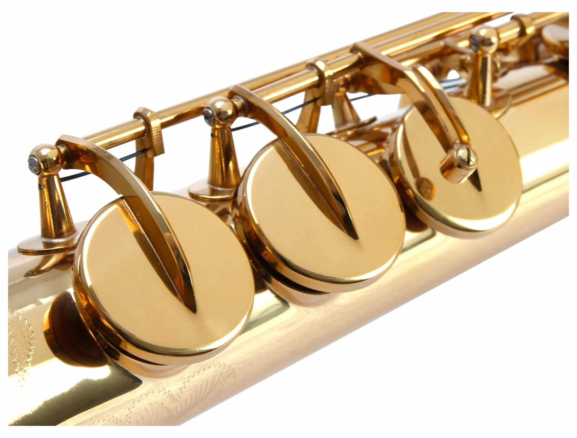 Classic Cantabile Winds SS-450 Bb Sopransaxophon (Messing, klarlackiert, Hoch-Fis-Klappen, ergonomische Klappenmechanik)