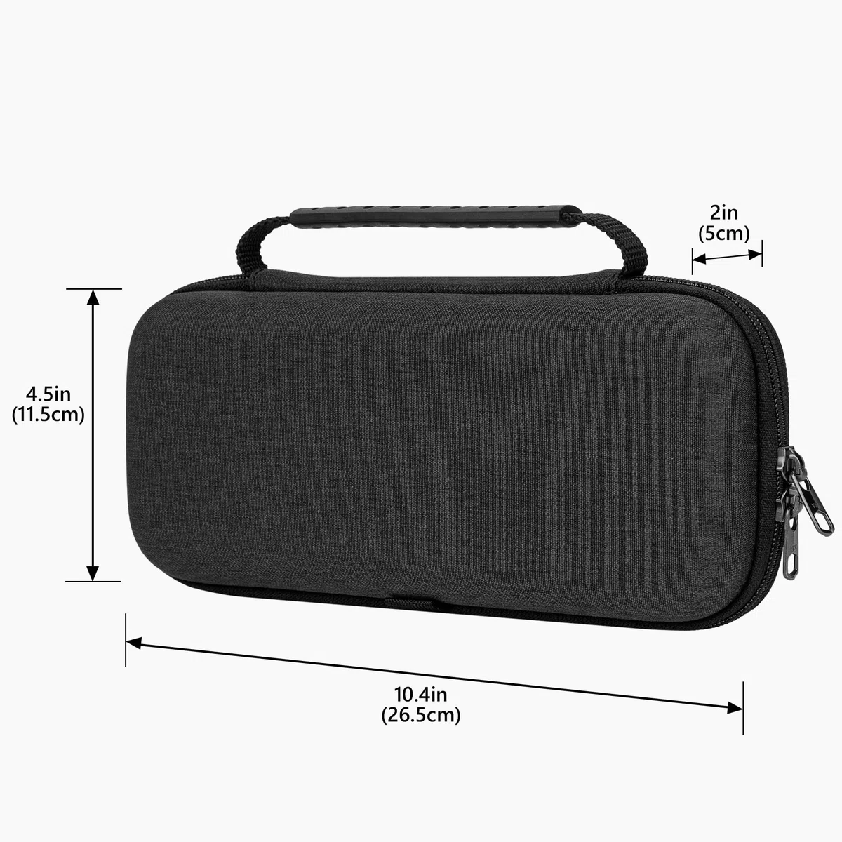 GEEKRIA Hartschalen-Reise-Tragetasche, kompatibel mit Teenage Engineering OP-Z Portable Sequencer, Synthesizer, Drum Machine Bag (Dunkelgrau)