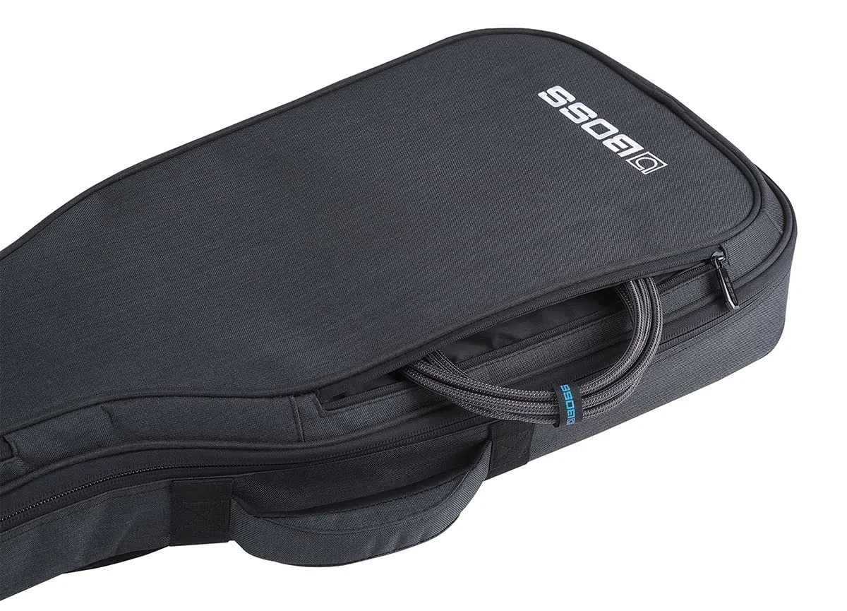 BOSS CB-EG10 – Hochwertiger Schutz, Leichter Gitarren-Soft-Gigbag – Dicke interne Polsterung – Rucksackgurte für den einfachen Transport – Zubehörtaschen und strapazierfähige Reißverschlüsse
