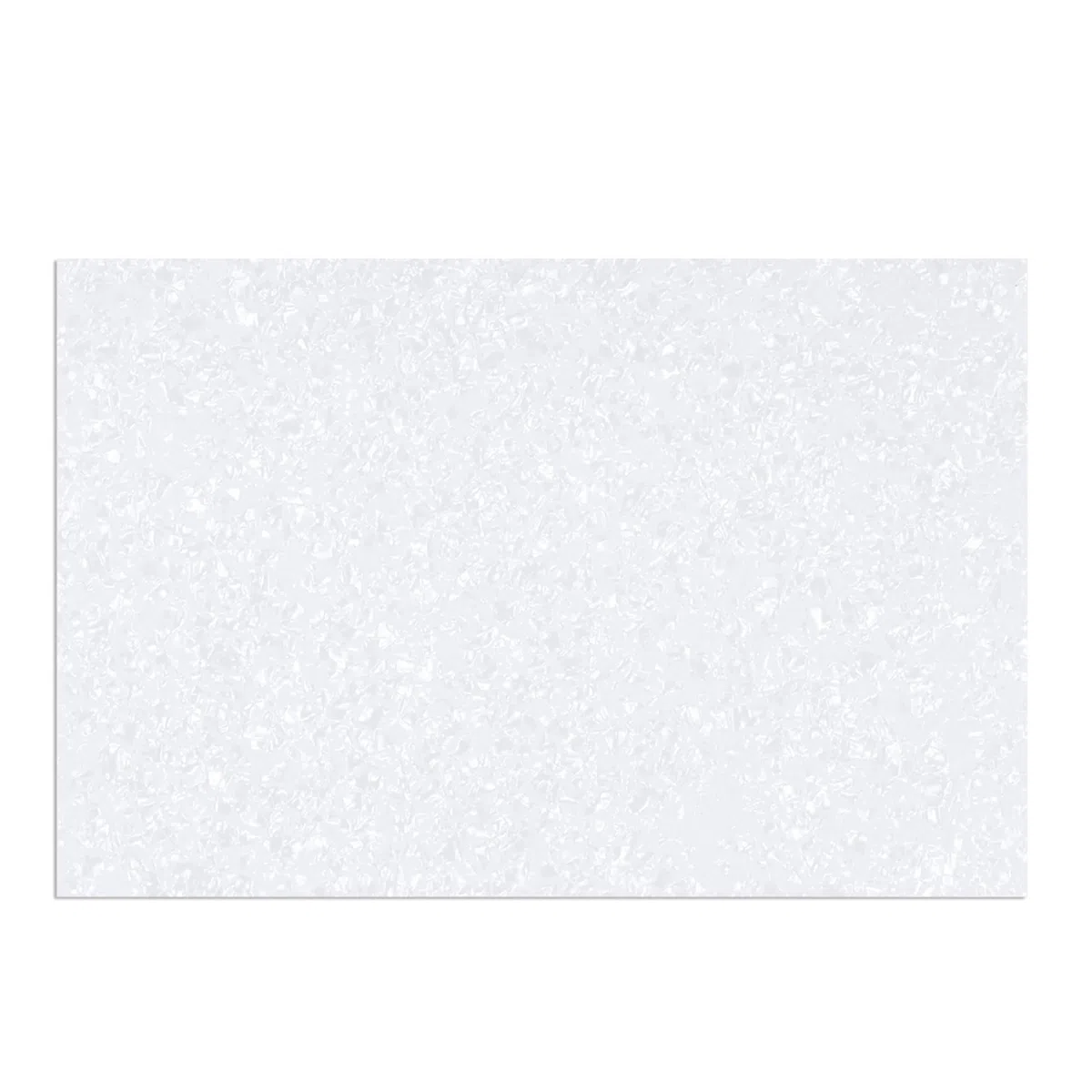 Musiclily 435x290mm Schlagbrett Rohling Material Pickguard Blank für Strat Tele E-Gitarre und Bass, 4-lagig White Pearl