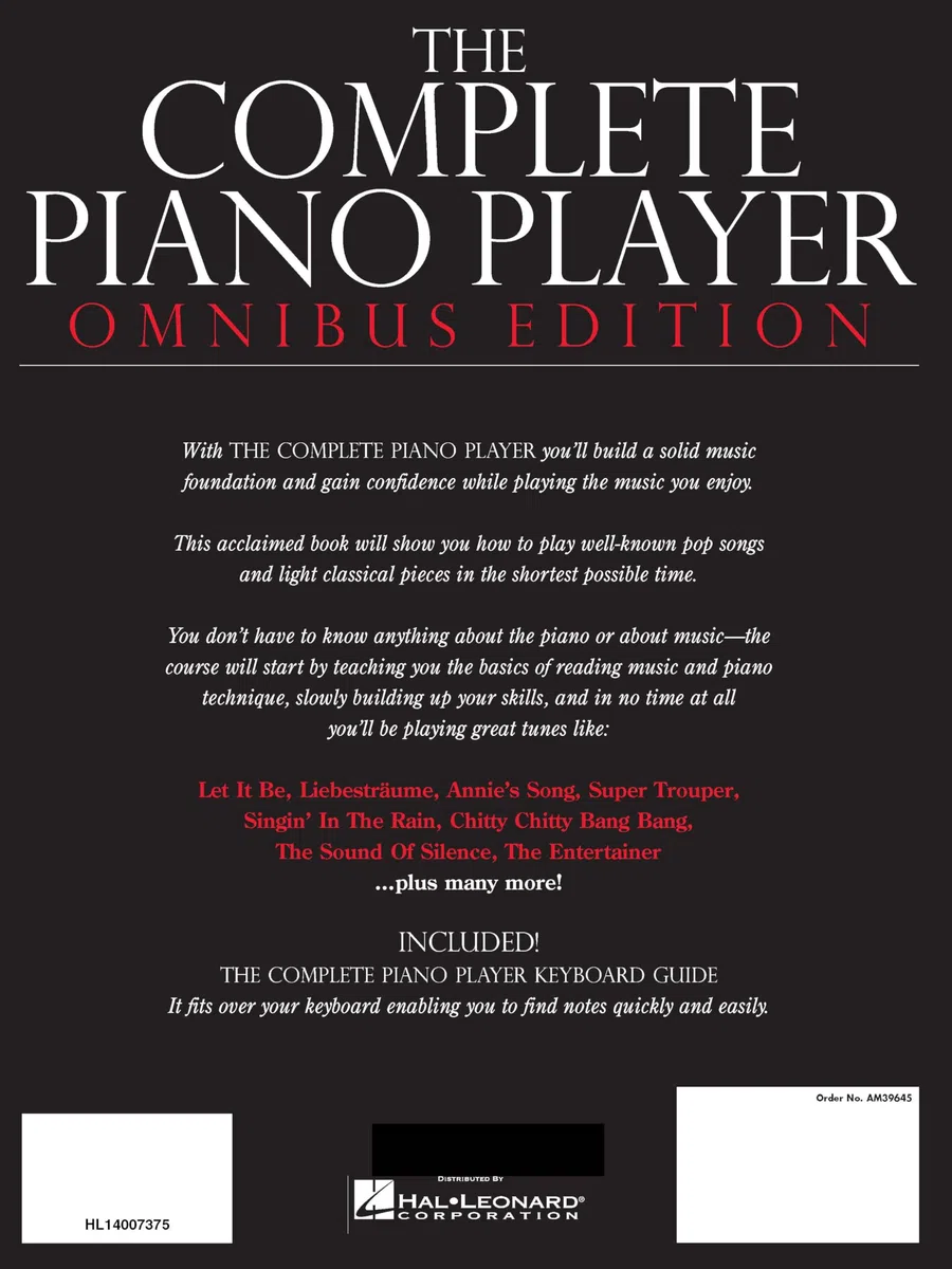 The Complete Piano Player: Books 1,2,3,4, and 5: Omnibus Edition (Complete Piano Player Series)