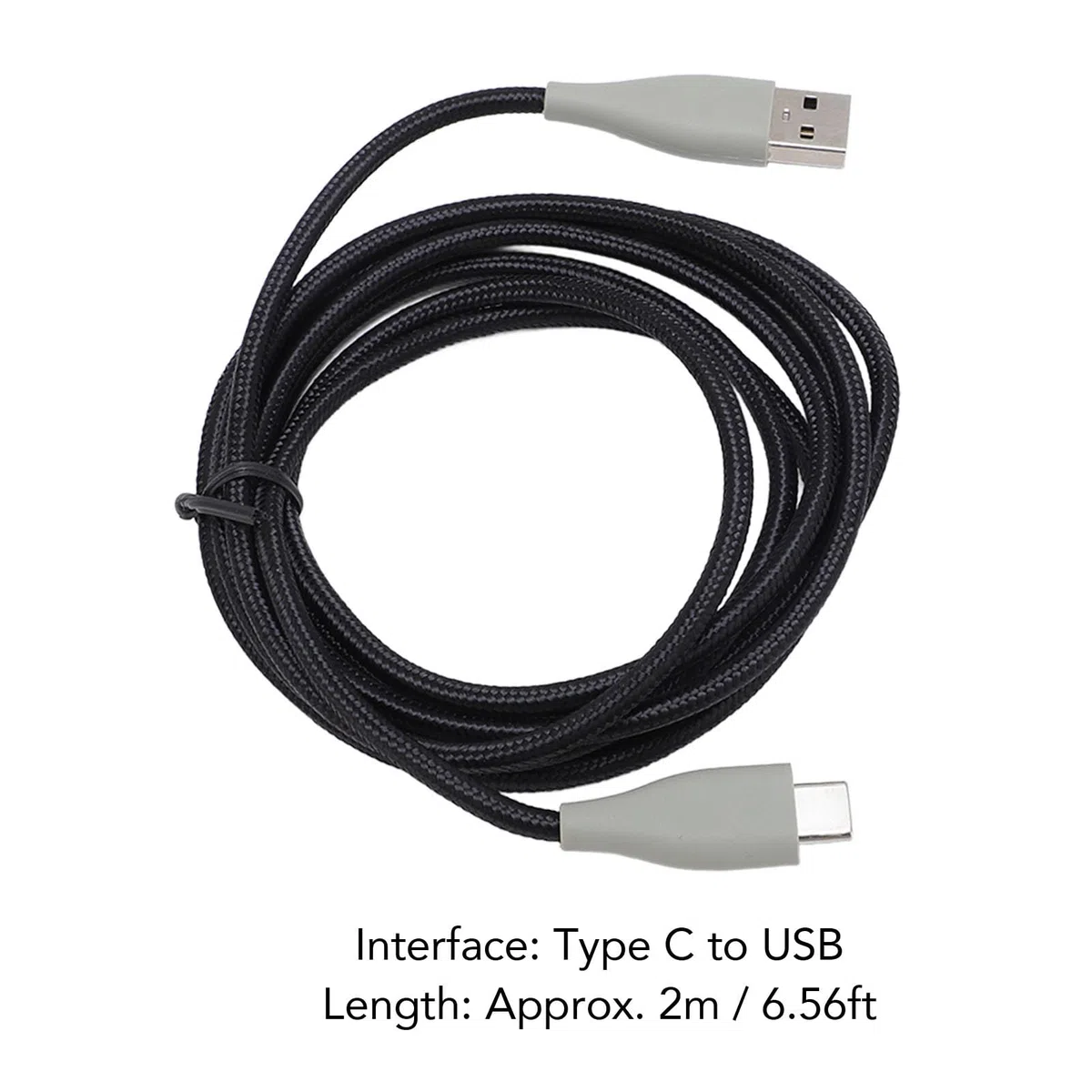 Für MMX150 OFC -Kopfhörerkabel -Ersatztyp C Zum USB -Audiokabel Für MMX150 -Kopfhörerkabel - 2M / 6,56ft
