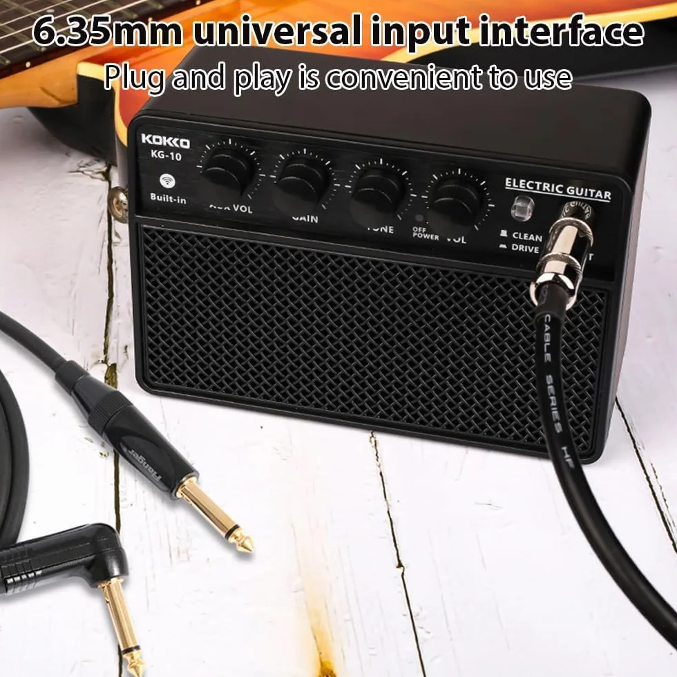 KOKKO KG10 Gitarren Effektpedal – Kompaktes Pedal für E-Gitarre, True Bypass, Robustes Metallgehäuse, Einfache Bedienung für Anfänger & Bühne