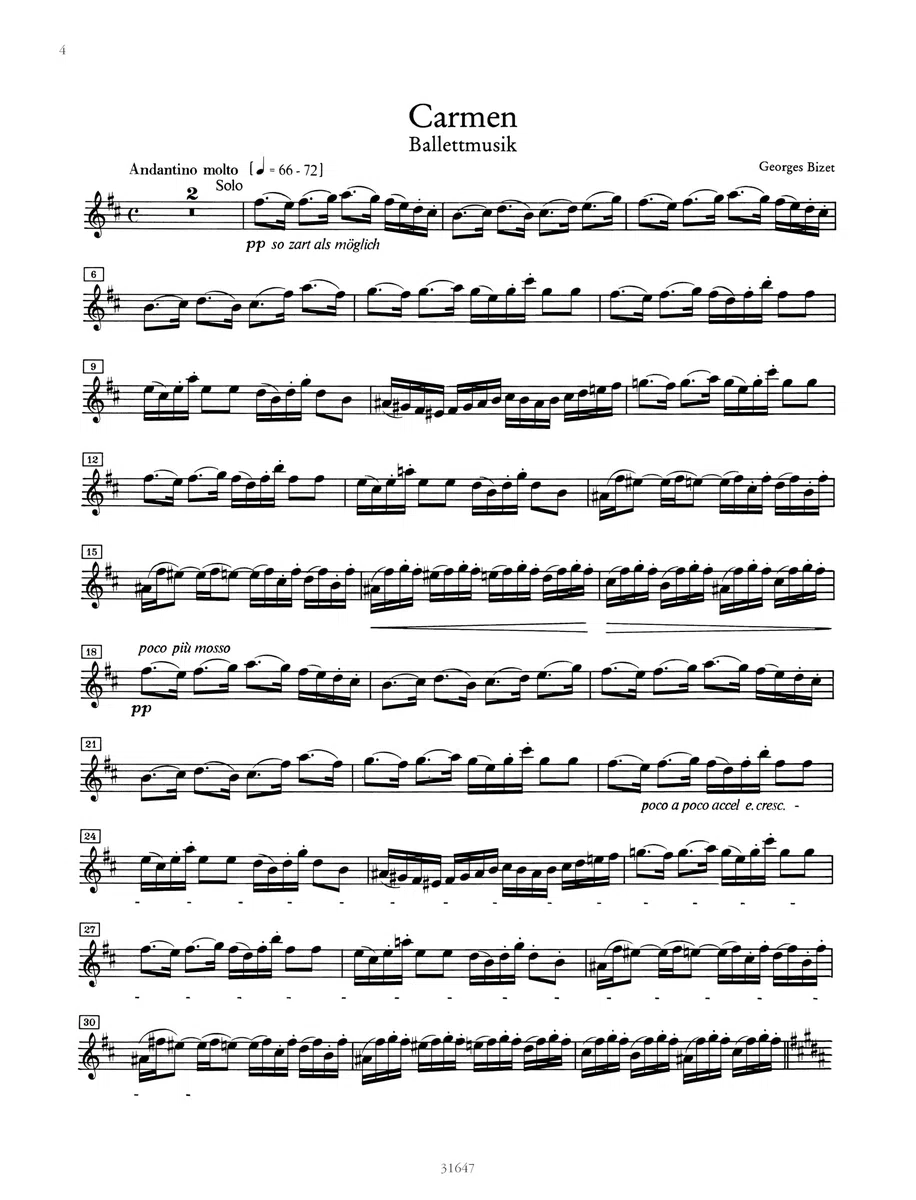 Orchesterprobespiel: Flöte / Piccoloflöte: Sammlung wichtiger Passagen aus der Opern- und Konzertliteratur