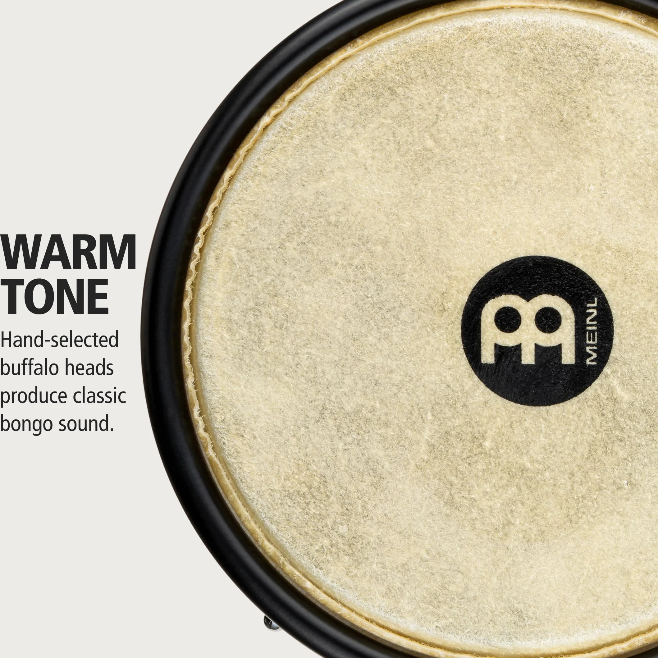 Meinl Headliner Bongos HB50BK, Black, Black HW