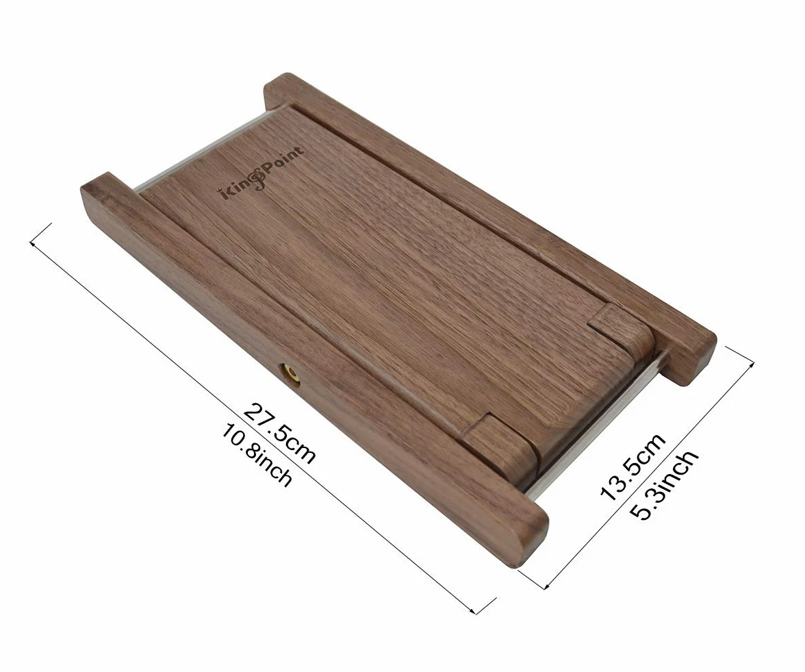 Gitarren-Fußbank Massivholz-Gitarrenpedal 4-stufig verstellbares klappbares Holz-Fußbank-Pedal