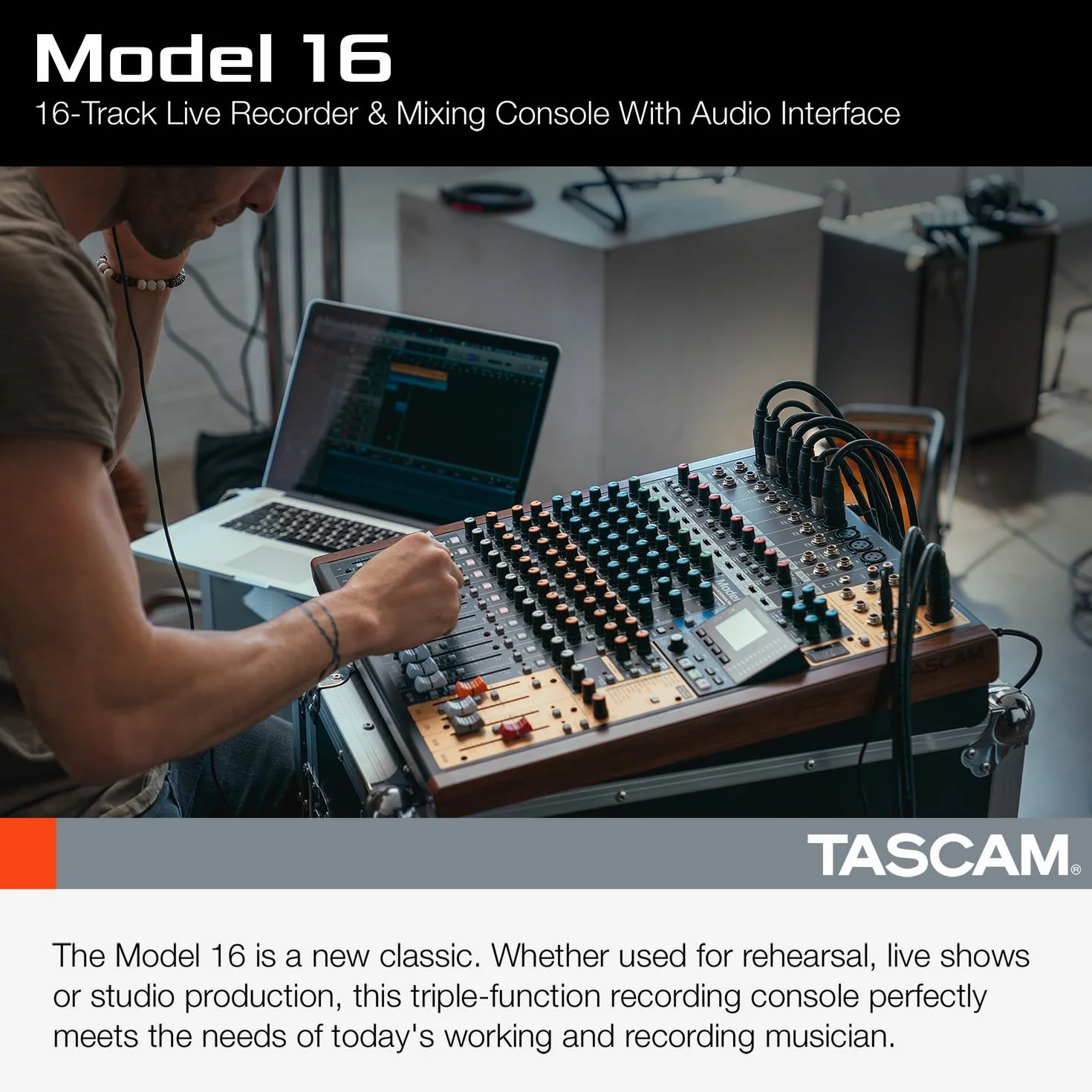 TASCAM Model 16 All-in-One Mixing Studio