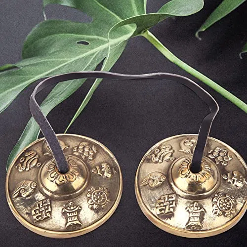 Tibetische Meditationsglocke, Buddhistische Ritualglocke handgefertigt 1 Stück for Meditation und Yoga