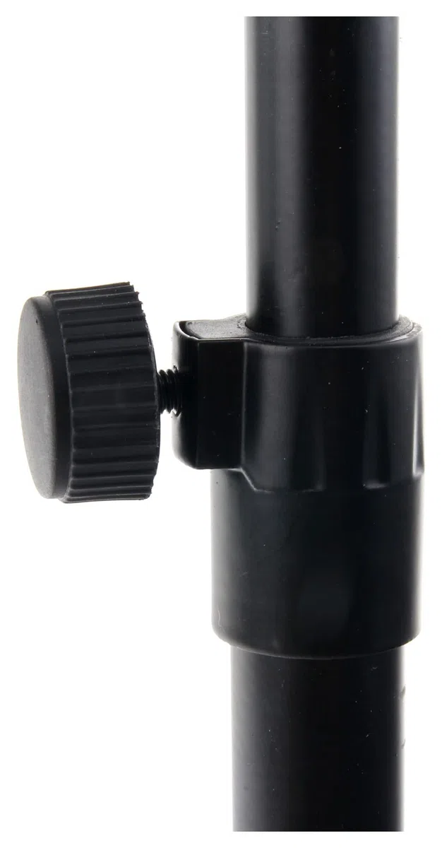 Classic Cantabile Notenständer Heavy Set - schwere Ausführung - Aufstellhöhe: 58-122 cm - Notenauflage: 46,5 x 23 cm - inkl. Ablagebox - schwarz