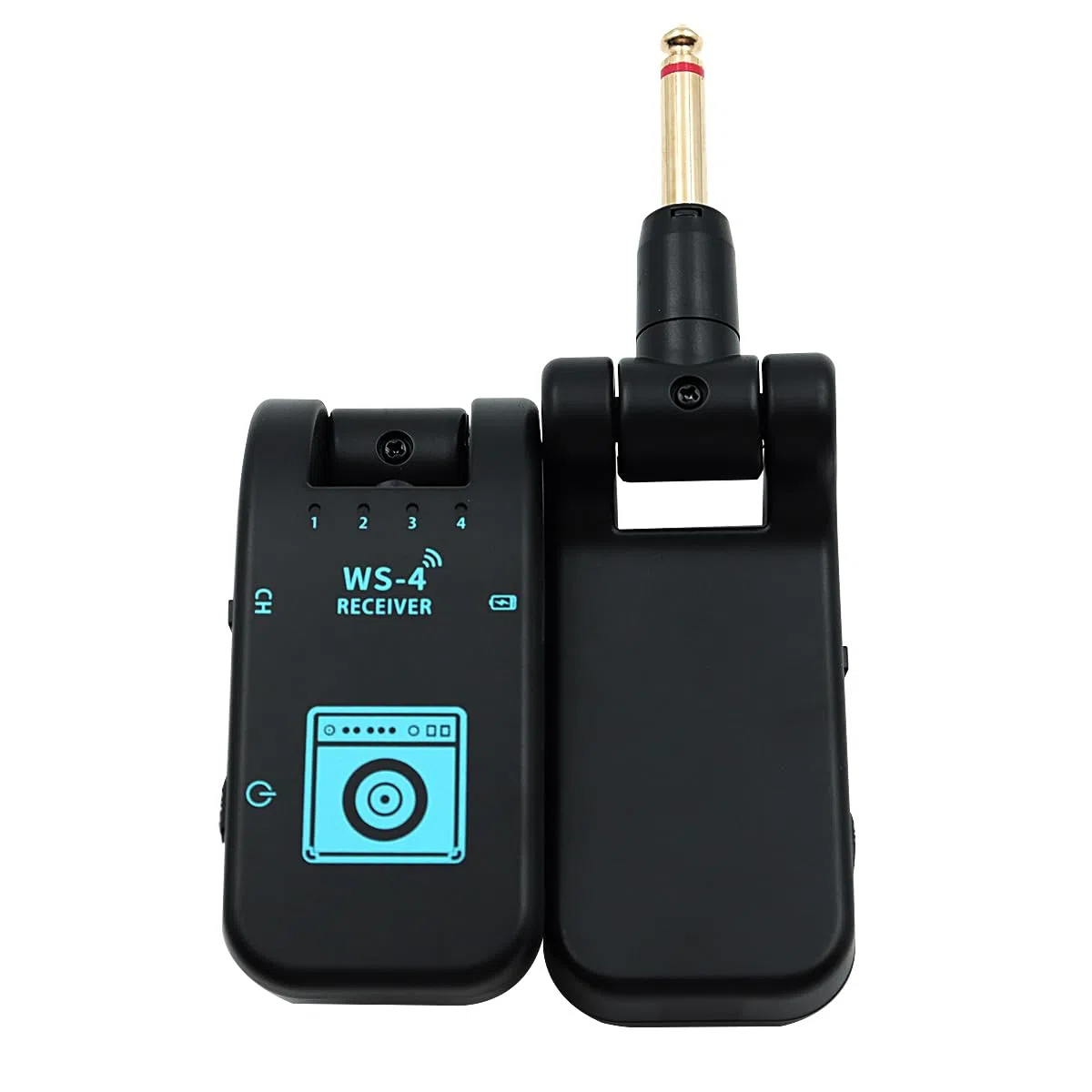 Sarini Neuer 2,4G-Funksender für Gitarre,Funksender und -empfänger für E-Gitarre,8-Kanal-Funkübertragungssystem für Gitarre,10 Stunden Akkulaufzeit