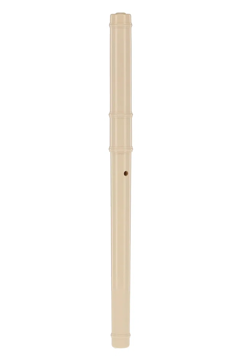 Aulos 700130 C-Fife Querflöte Symphony Mod.C-21 elfenbeinfarb.Doppelloch, inklusive Tasche