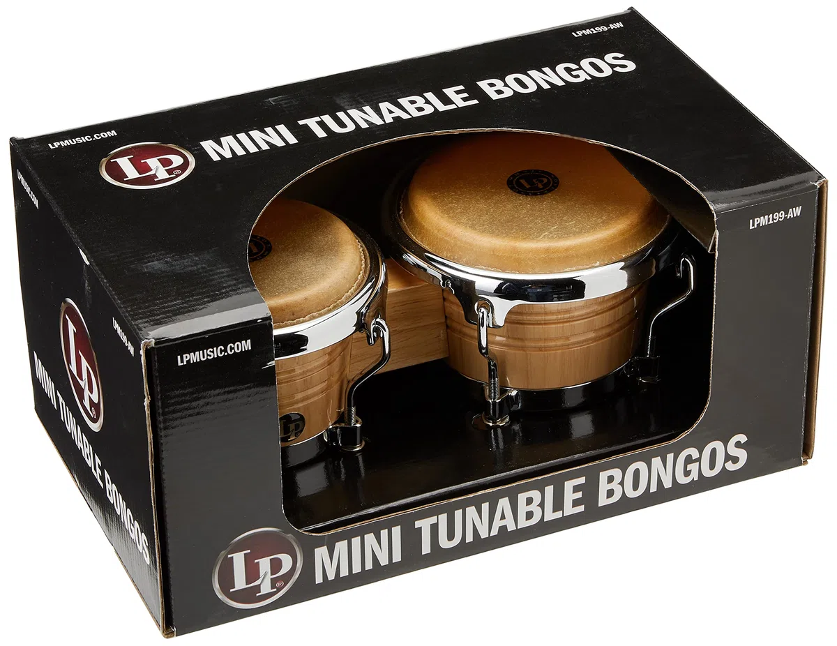 LP Latin Percussion Bongo Mini Tunable Santana LPM200-AW stimmbar