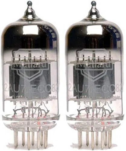 Neue Mullard Neuauflage 12AU7 ECC82 Gewinnendes Paar (2) Vakuumröhren