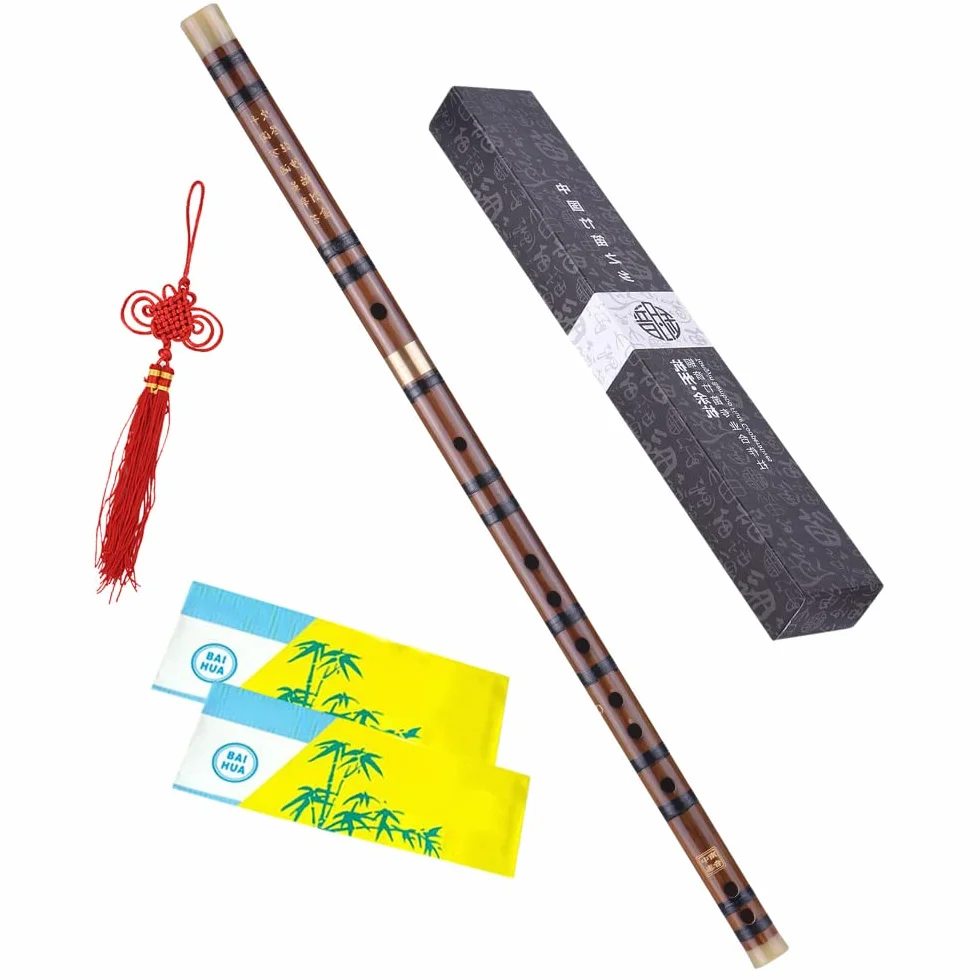 Bitter Bambusflöte Dizi Pluggable Traditionelle Chinesische Handgemachte Musik Blasinstrument C-Taste Studio Professionelle Leistungsstufe