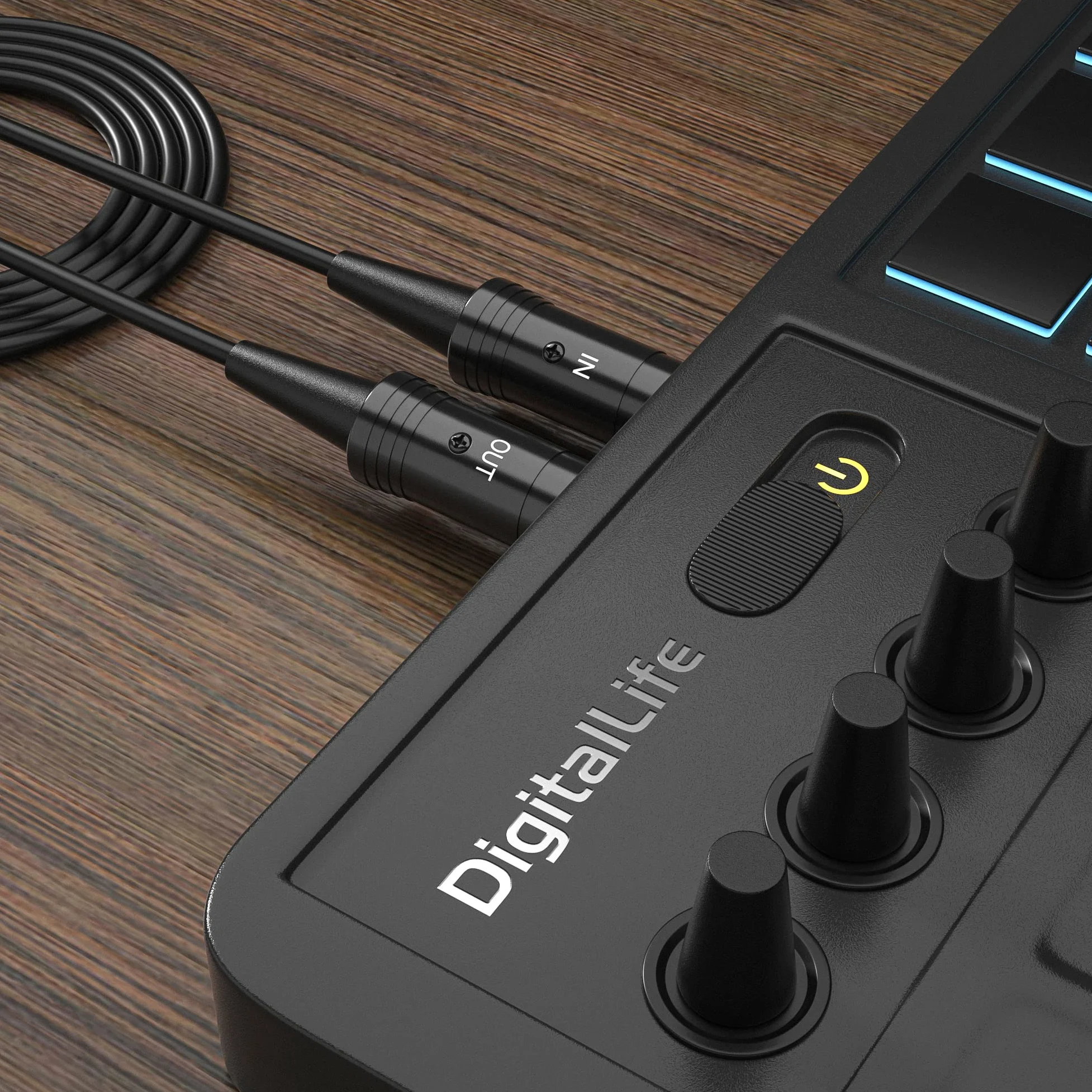 DigitalLife SyncX5 Series | USB-MIDI-Interface 1-In/1-Out 5-Pin DIN für Keyboards und Synthesizer, Stabile MIDI-Übertragung & Geringe Latenz, Kompatibel mit PC und Mac, für Musiker & Produzenten