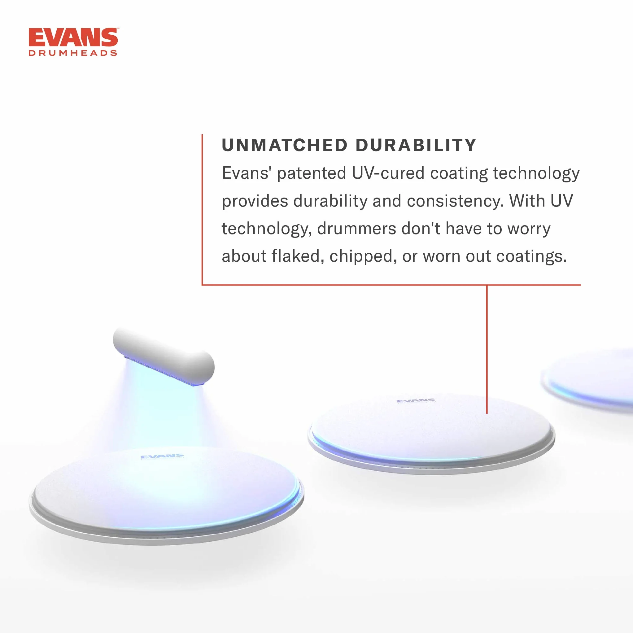 Evans UV1 Beschichtetes Schlagfell, 14 Zoll