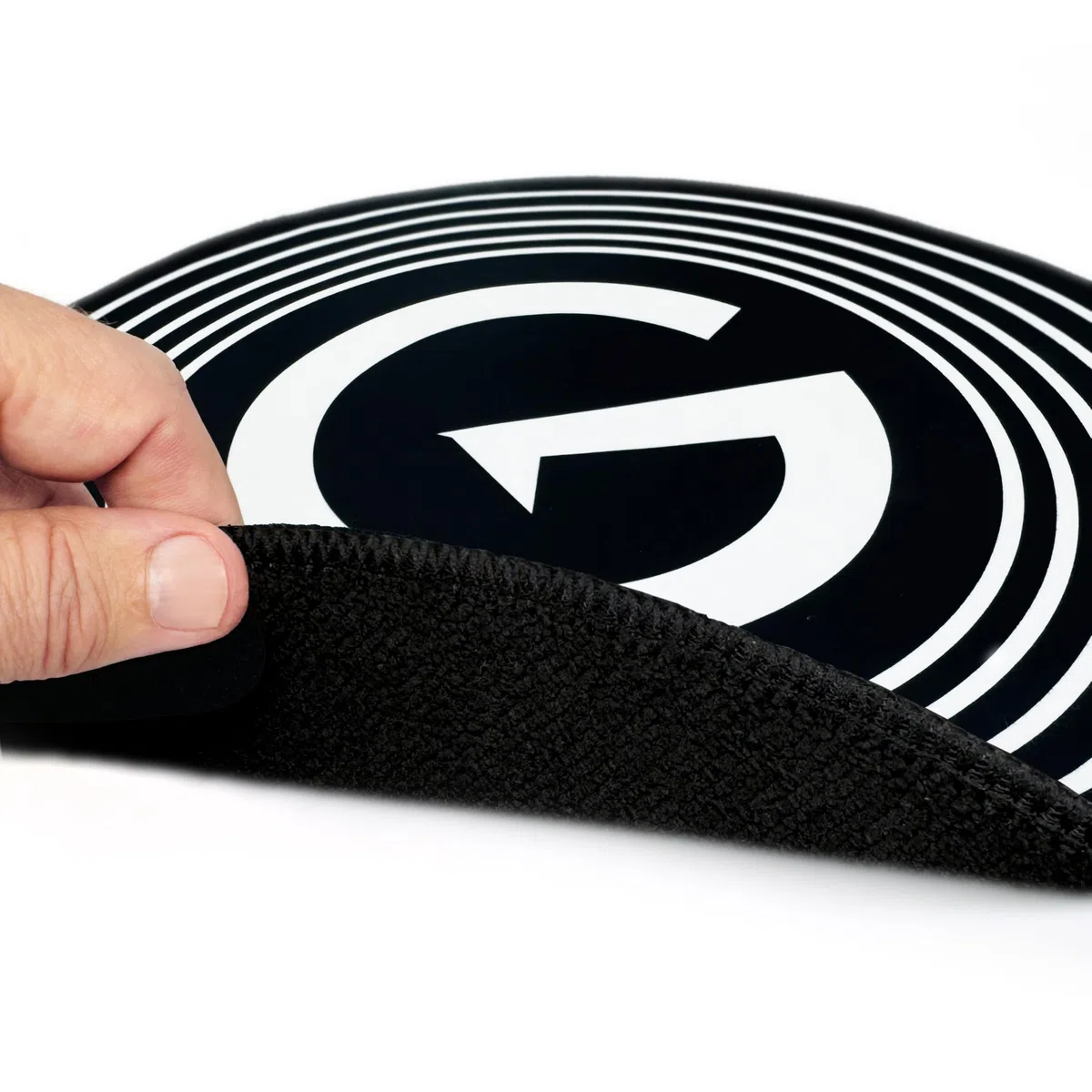 GrooveWasher Big 'G' Record Reinigungsmatte, Dicke doppellagige Mikrofaser, schützt empfindliche Vinyl-Schallplatten während der Reinigung