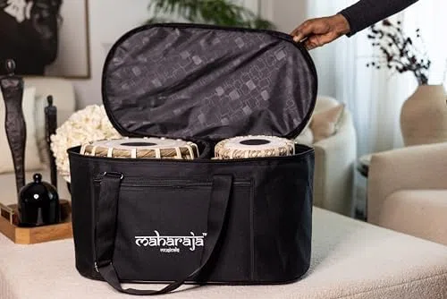 MAHARAJA Tabla Tasche, gepolstert, Premium-Gigbag für Tabla Schlagzeug-Set, passend für Bayan, Dayan, Ringsets und Zubehör, bis zu 55,9 x 38,1 x 30,5 cm – (PDI-TBG1)