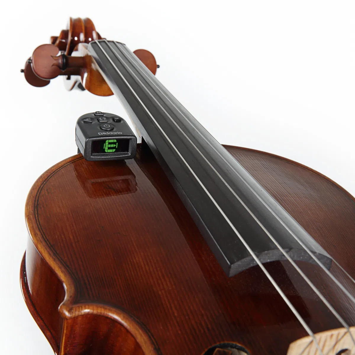 D'Addario Mikro Stimmgerät | Clip-Befestigung für Geige| HÖCHSTE QUALITÄT DER BELIEBTESTEN ZUBEHÖRMARKE | PW-CT-14 | Micro Violin Tuner