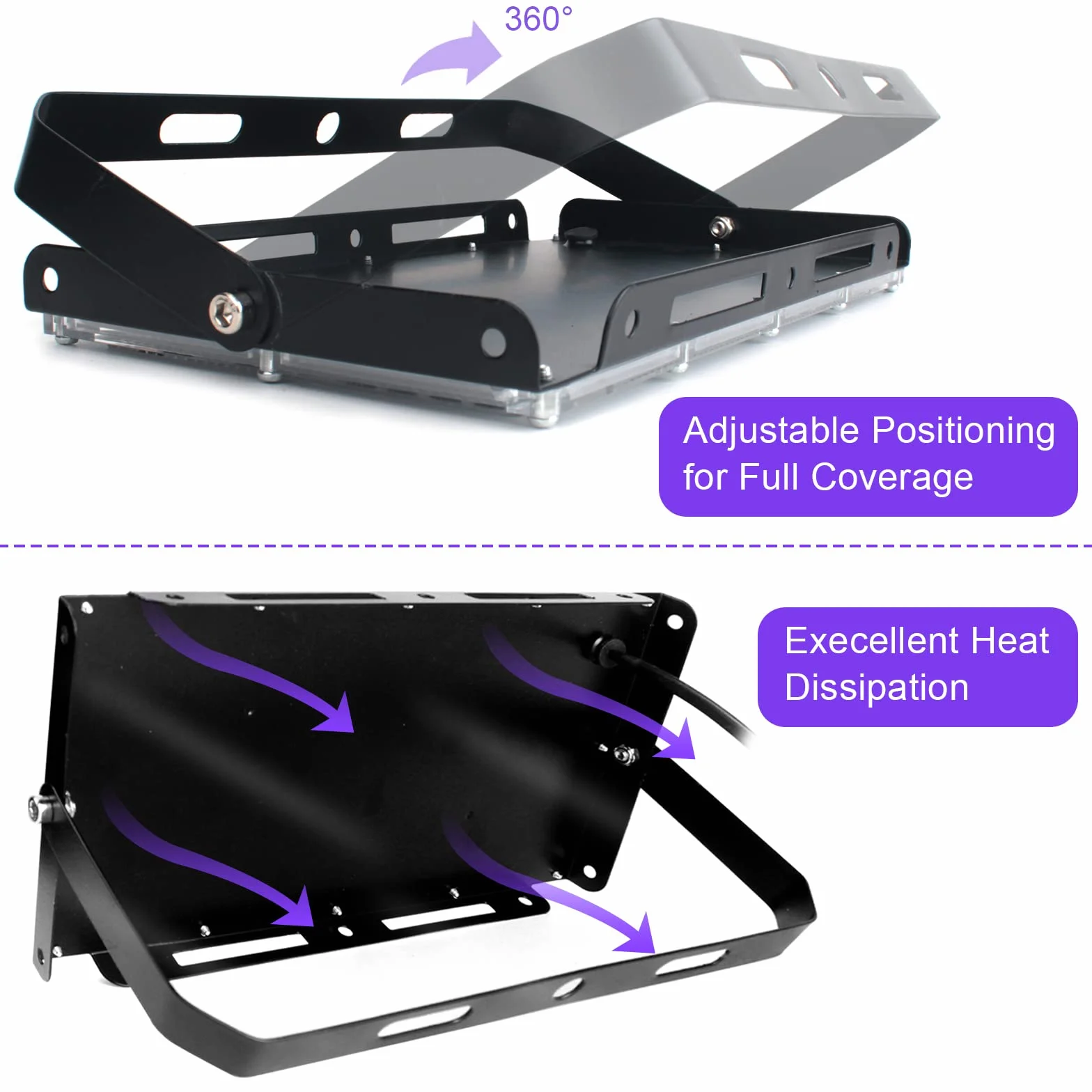 CREATESTAR LED Schwarzlicht Strahler 150W, UV Schwarzlichtlampe 395-400nm, UV Strahler Flutlicht IP65 Wasserdicht Partylicht für Bar Halloween Aquarium Neon Glühparty Fluoreszierende Effekte