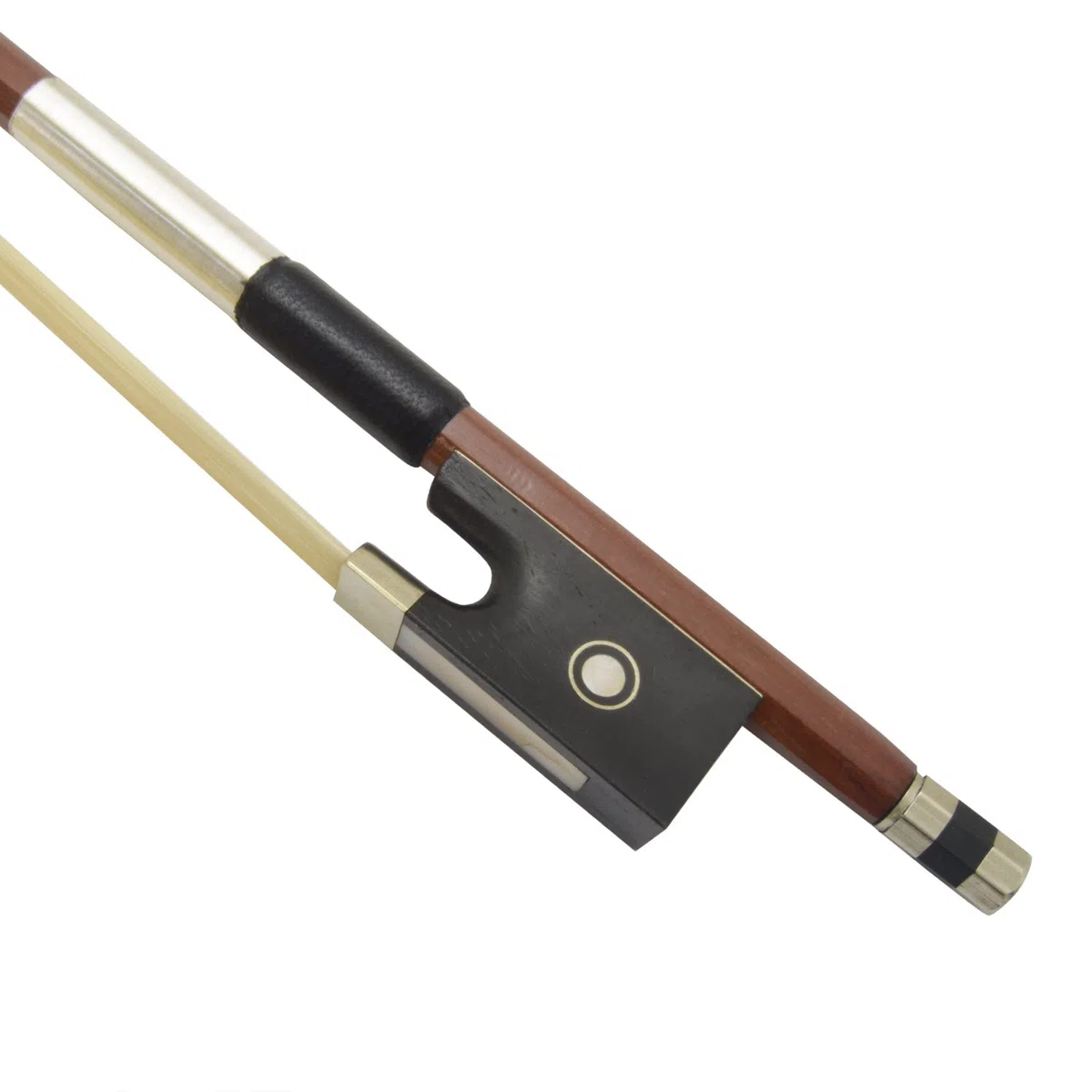 Theodore VLB-EB-12 Größe 1/2 Standard Geigenbogen Hochwer Bogen, Ebenholz | VLB-EB-12