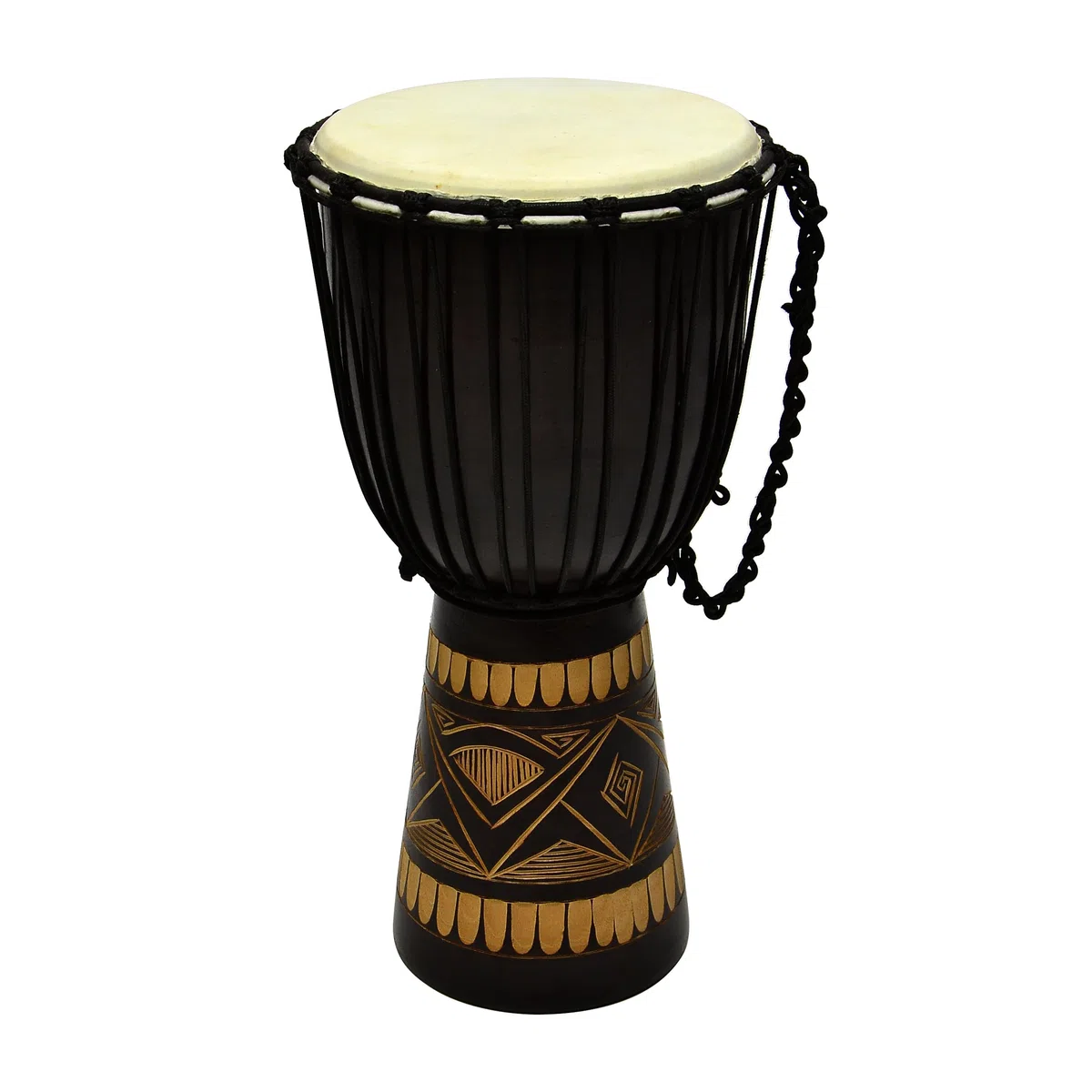 Indonesische Djembe "DOGON" - im Afrika-Style geschnitzt