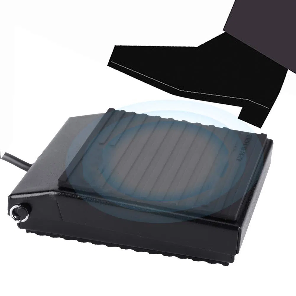 Sustain-Pedal für Keyboard, WTB004 Universelles Klavierpedal Geräuscharmes Halbpiedal Pianoaccessoire Polarisierbarer Schalter Pedal für Klavier und elektronisches Keyboard
