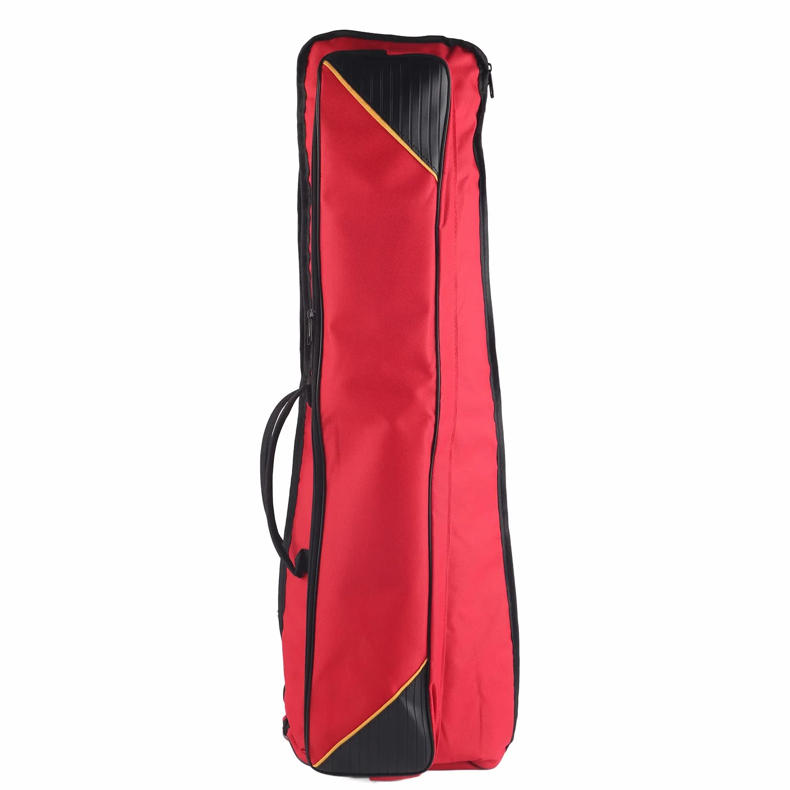 Oxford Stoff Tenorposaune Posaune Custodia Morbida Posaune in FA-Tasche, Posaune, Gigbag, Tragetasche, Rucksack, Musikinstrumenten Zubehör (Rot)