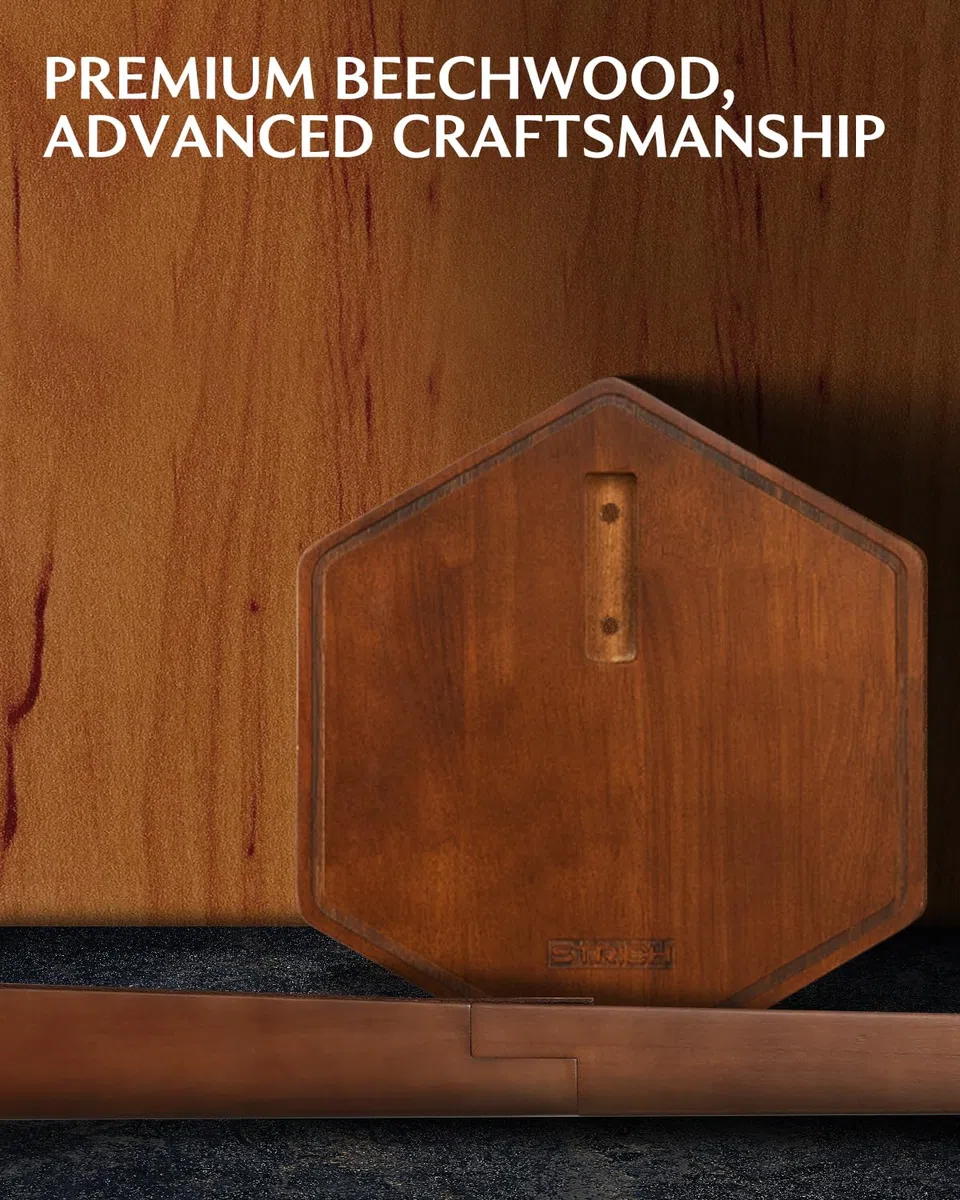 STRICH Holz-Cello-Ständer mit Bogenhalter, strapazierfähiger Standfuß, Cello-Holzständer für 1/2, 1/4, 3/4, 4/4,1/8, 7/8 Standardgröße, für Zuhause und Studio