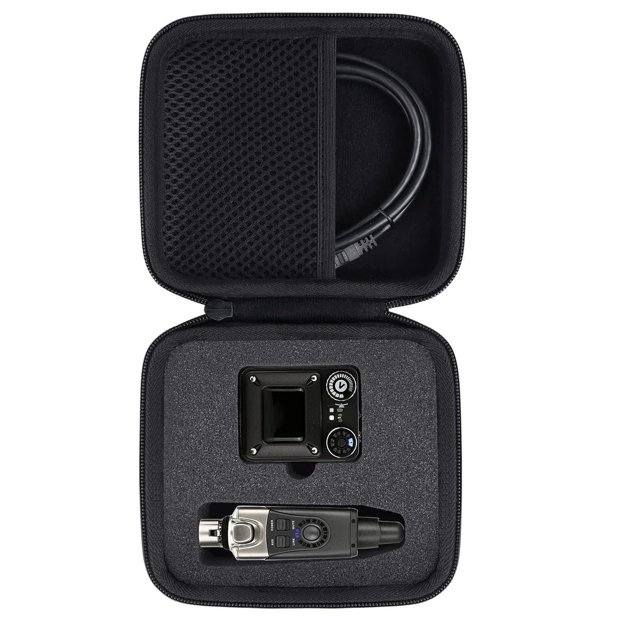co2CREA Harte Reiseschutzhülle Etui Tasche für Xvive U4 U4R Wireless In Ear Monitor System Professionelles IEM-System Receiver,Nur hülle