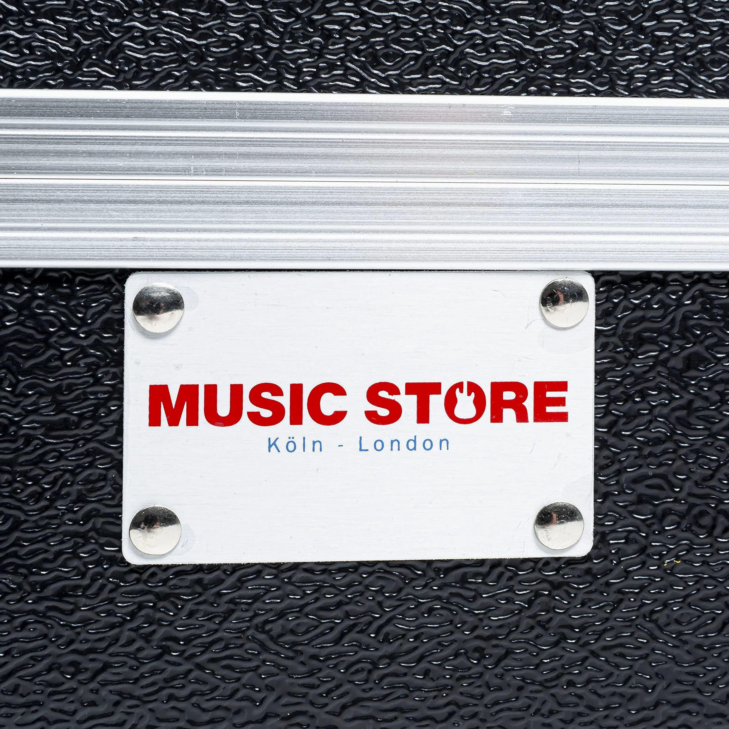 Fame Deluxe Electric Bass ABS Case, Robuster E-Bass Koffer, Plüsch-Polsterung, mit Zubehörfächern