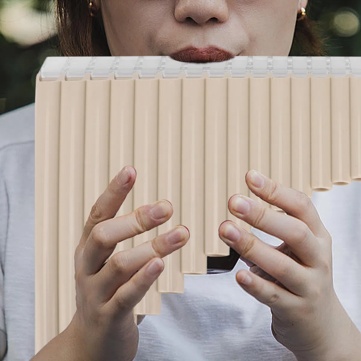 Panflöte, C-Taste Panflöten mit Bunte Pappe Tragetasche, Leicht zu Erlernen ABS Holzblasinstrumente Panflötenmusik Holzblasinstrumente Traditionelle Musikinstrumente Für Kinder Erwachsene Anfänger
