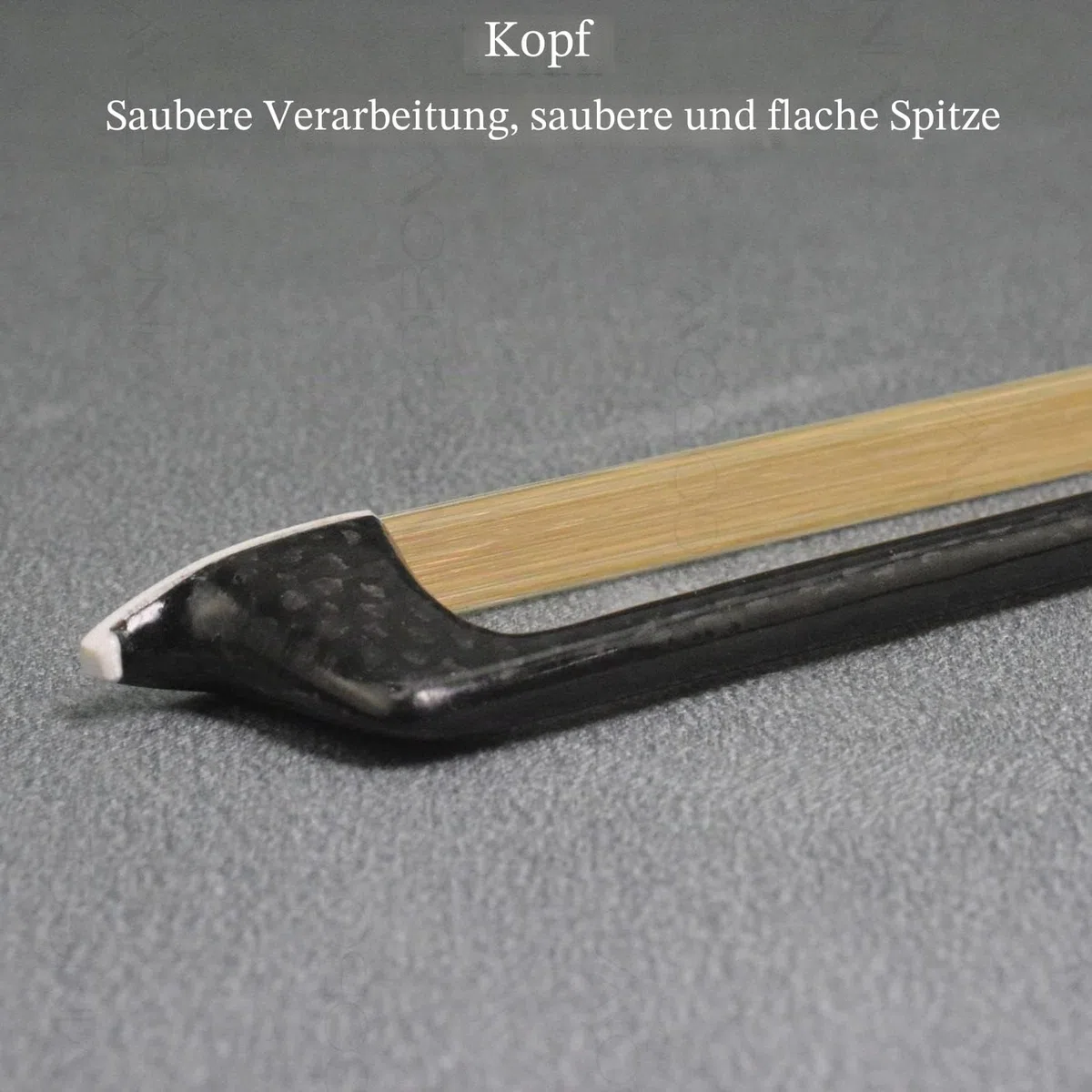 4/4 Größe New Textured Carbonfiber Geigenbogen Beliebtes Modell Gut ausgewähltes Rosshaar aus der Mongolei für Profispieler Elegantes Design