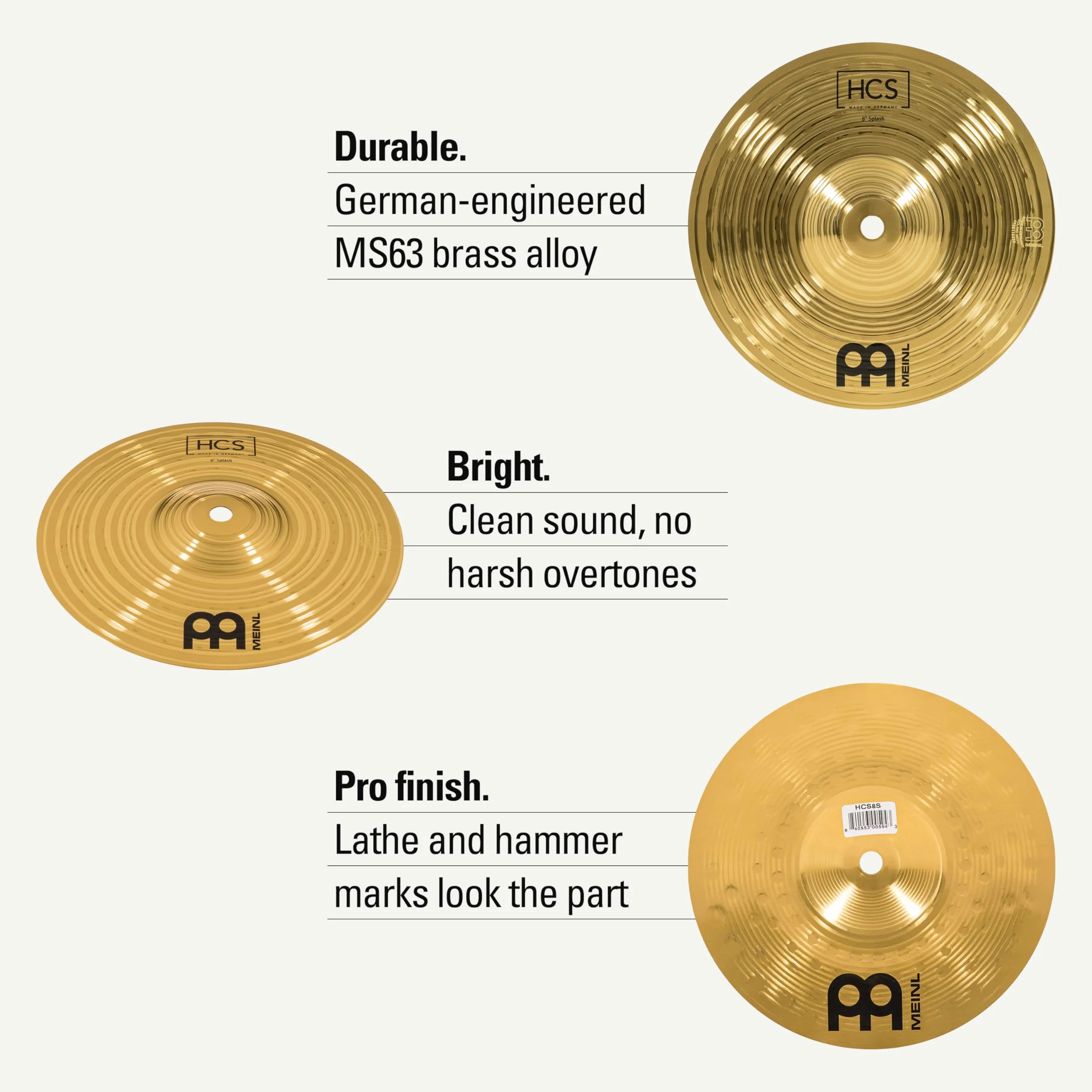Meinl HCS Splash 8", HCS8S