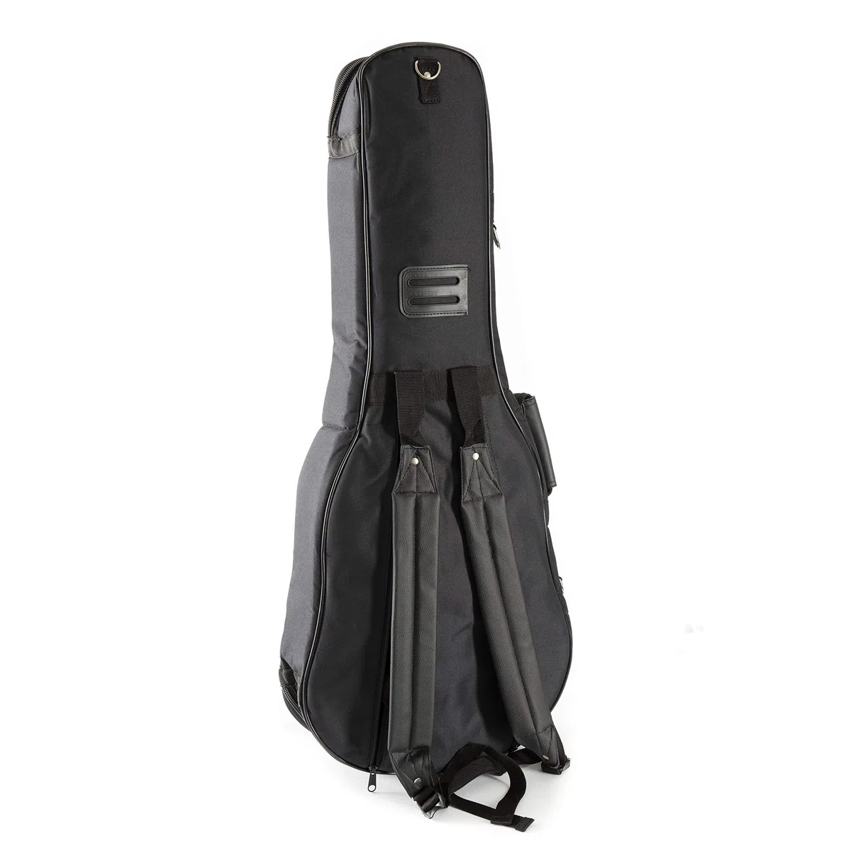 MUSIC STORE Gigbag für 1/2 Klassische Gitarre, Super Deluxe, wasserabweisendes Nylon, 30mm Polsterung, Konzertgitarren Tasche mit Zubehörfächern