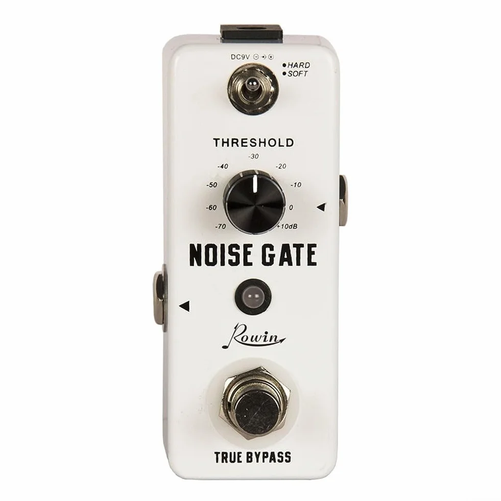 Noise Gate Pedal LEF-319, Noise Killer Gitarrenpedal Noise Suppressor Effect 2 Modi für E-Gitarre und Bass True Bypass