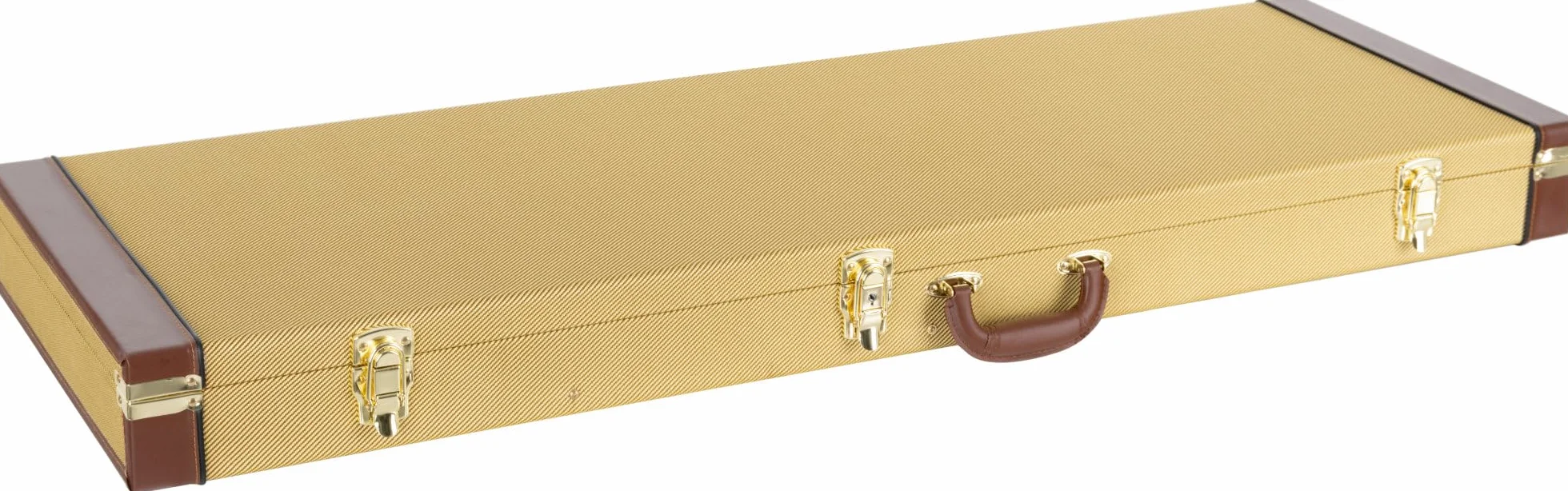 Shaman E-Bass Koffer Hardcase Tweed - Robuster Hartschalen-Formkoffer im schicken Retro-Look