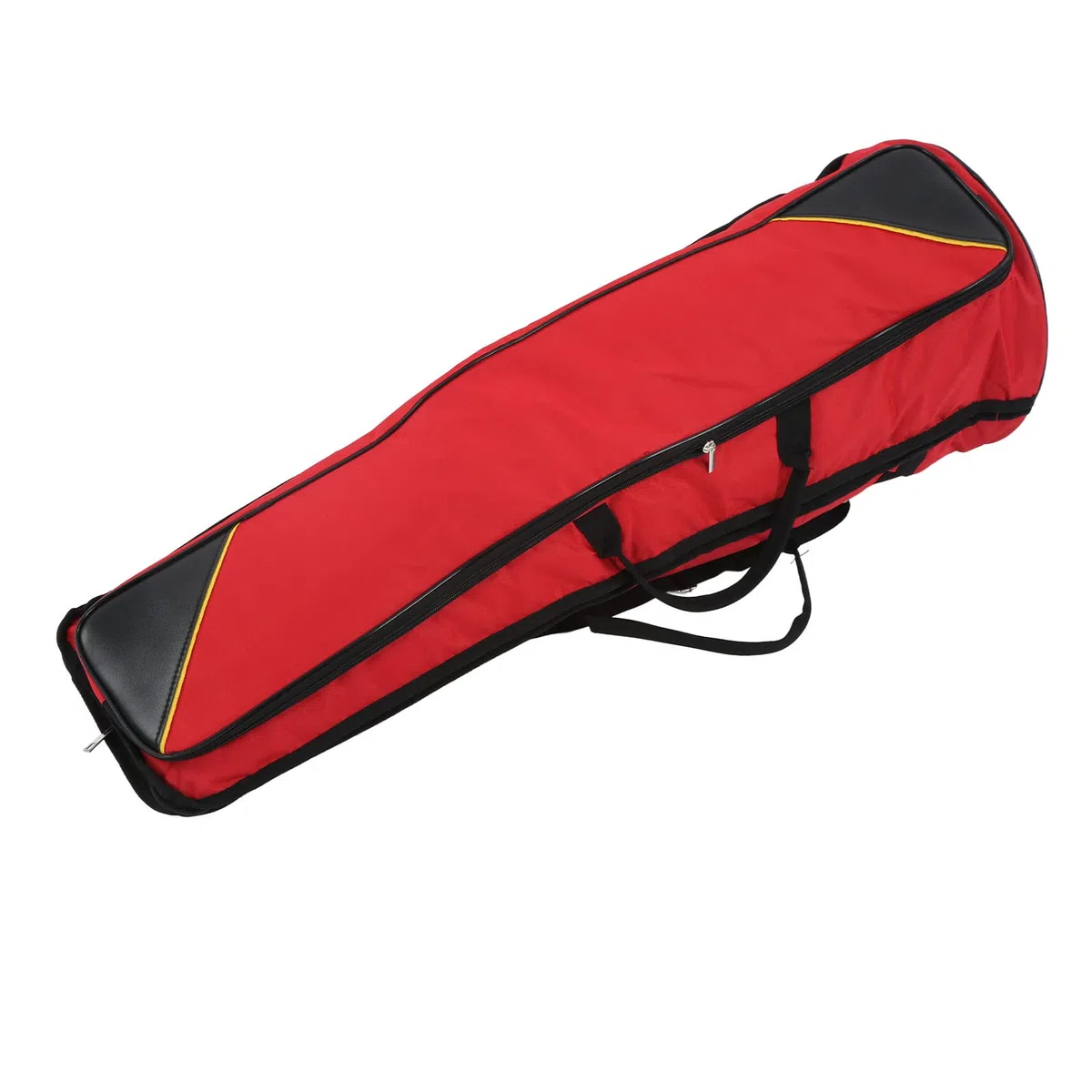 Oxford Stoff Tenorposaune Posaune Custodia Morbida Posaune in FA-Tasche, Posaune, Gigbag, Tragetasche, Rucksack, Musikinstrumenten Zubehör (Rot)