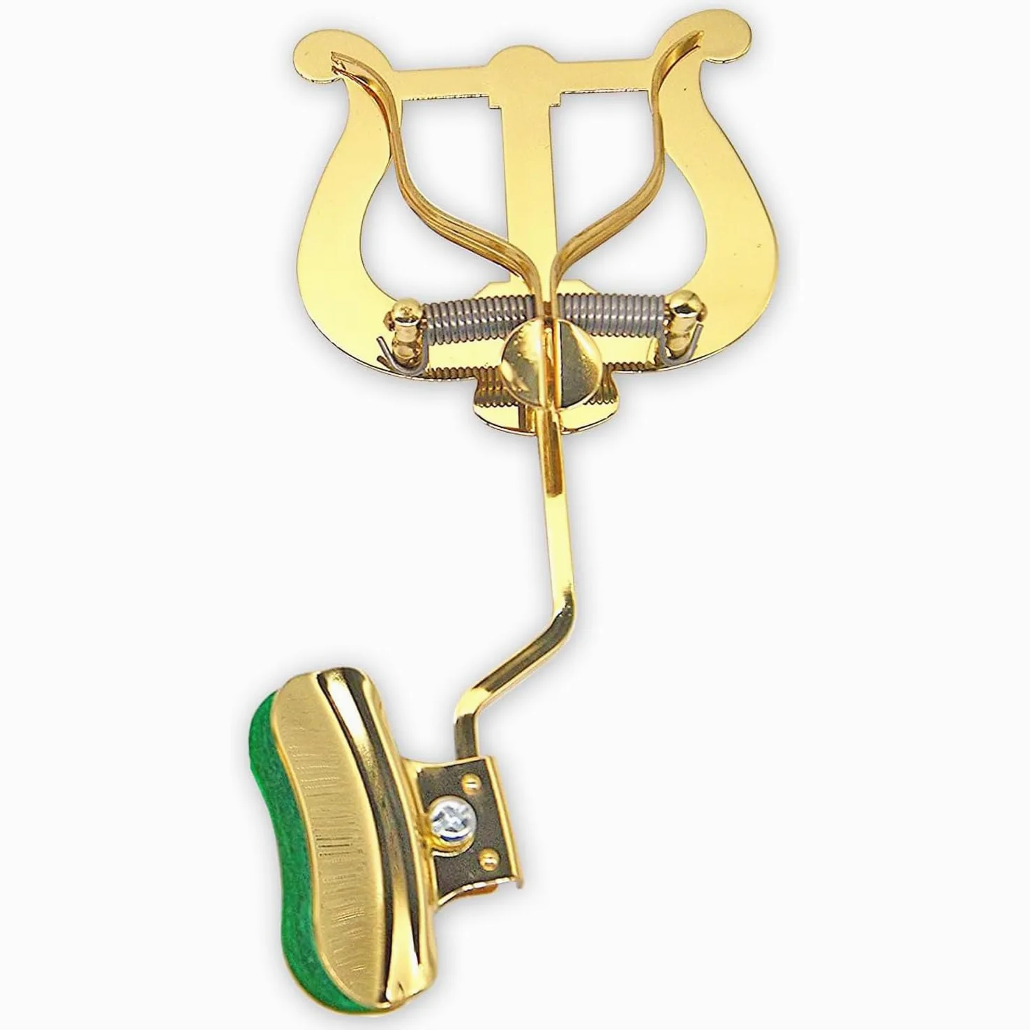 Marschgabel für Posaune Soundman® Marschnotenhalter anschraubbar Schallstück (zur Befestigung am Becher, messing, lackiert)