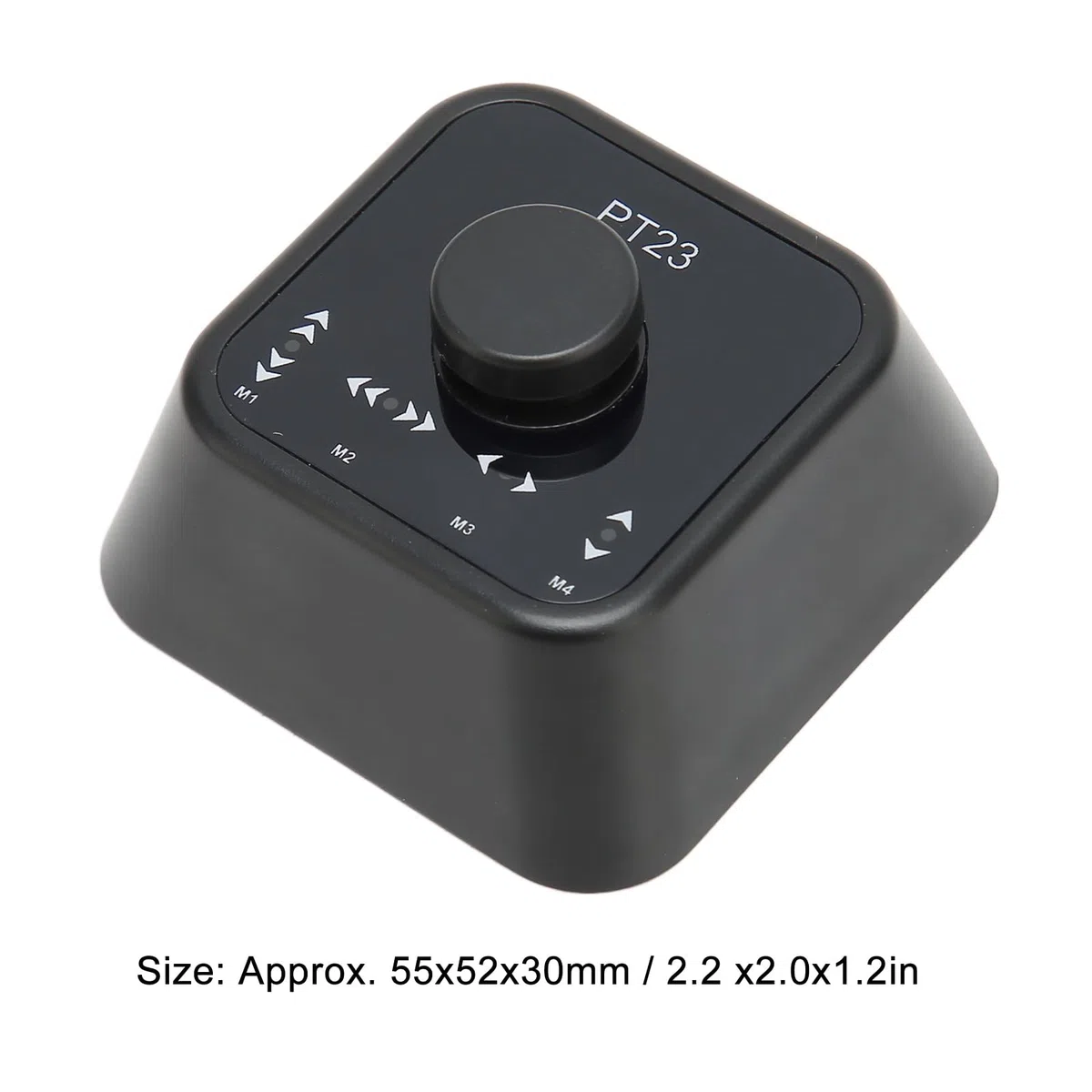 Kabelloses Seitenwender-Pedal, PT23 Bluetooth-Seitenwender-Fußschalter für Tablets, Smartphones, PCs, 4 Modi, Wiederaufladbarer Musik-Seitenwender-Controller für IOS, für (BLACK)