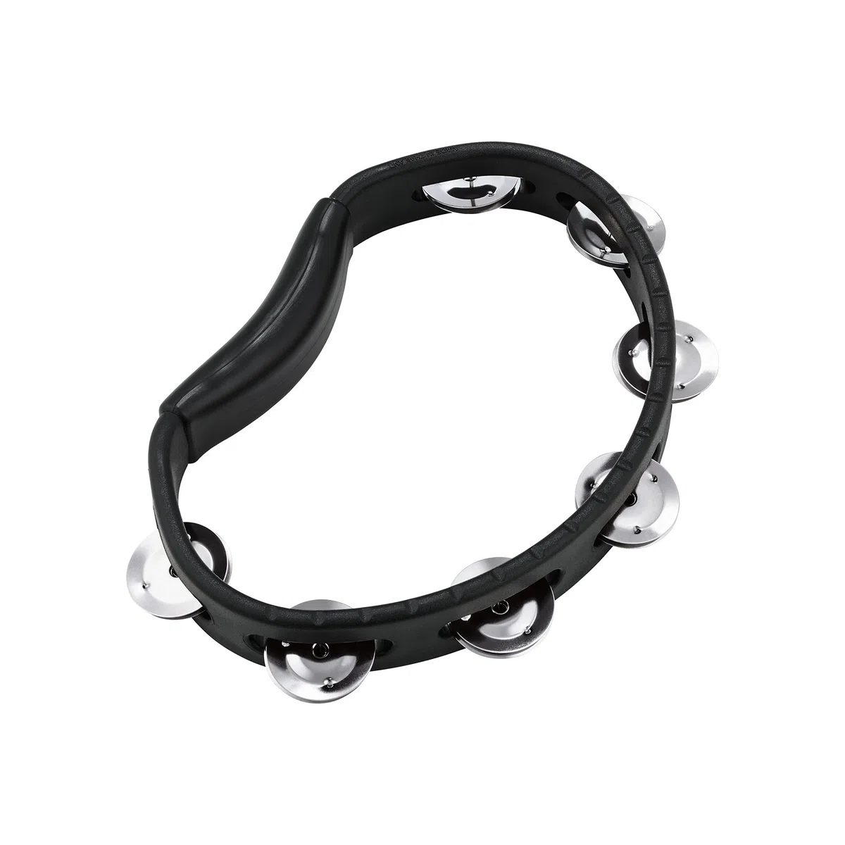 Meinl Hand Held ABS Tamourine HTBK, einreihig, black