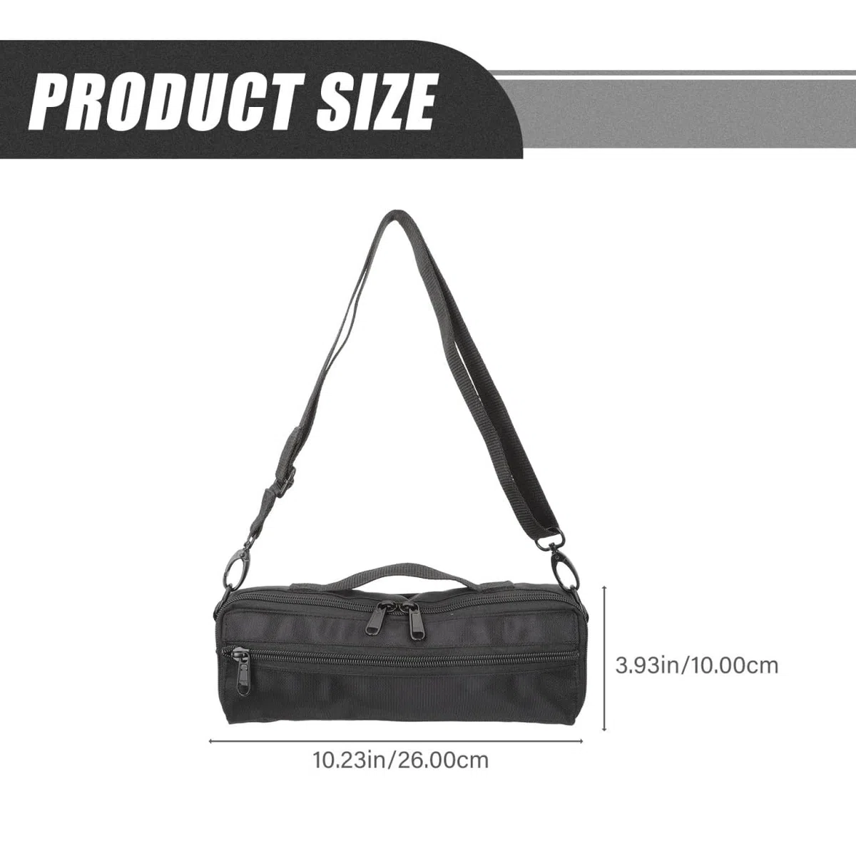 Milisten Piccolo-Aufbewahrungstasche Tragbare Piccolo-Tragetasche Für Piccoloflöte Leichtes Etui Für Holzblasinstrumente 26.00 X 10.00 X 6.00 Cm Für Unterwegs Und Sichere Aufbewahrung