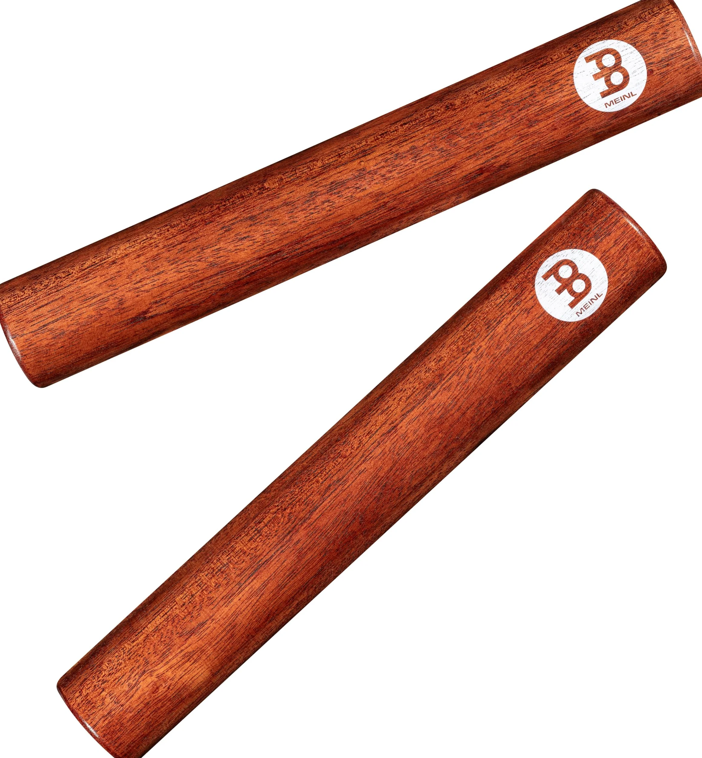 Meinl Percussion Wood Claves Instrument - 1 Paar zylindrische Klanghölzer - Musikinstrument - Indische Walnuss, Natur (CL4IW)