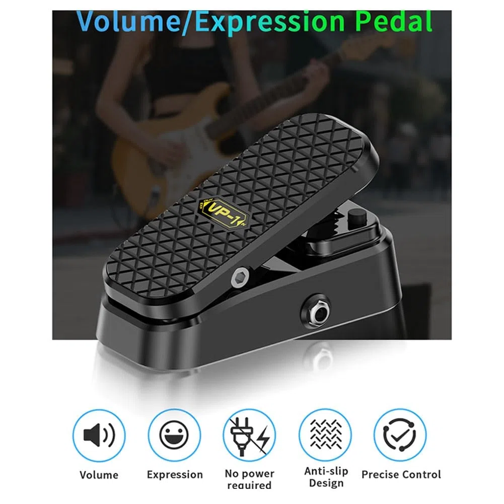 1 Neues 2-In-1-Volumen/Expression-Pedal für Fußpedal Ohne Netzteil Erforderte Direkt