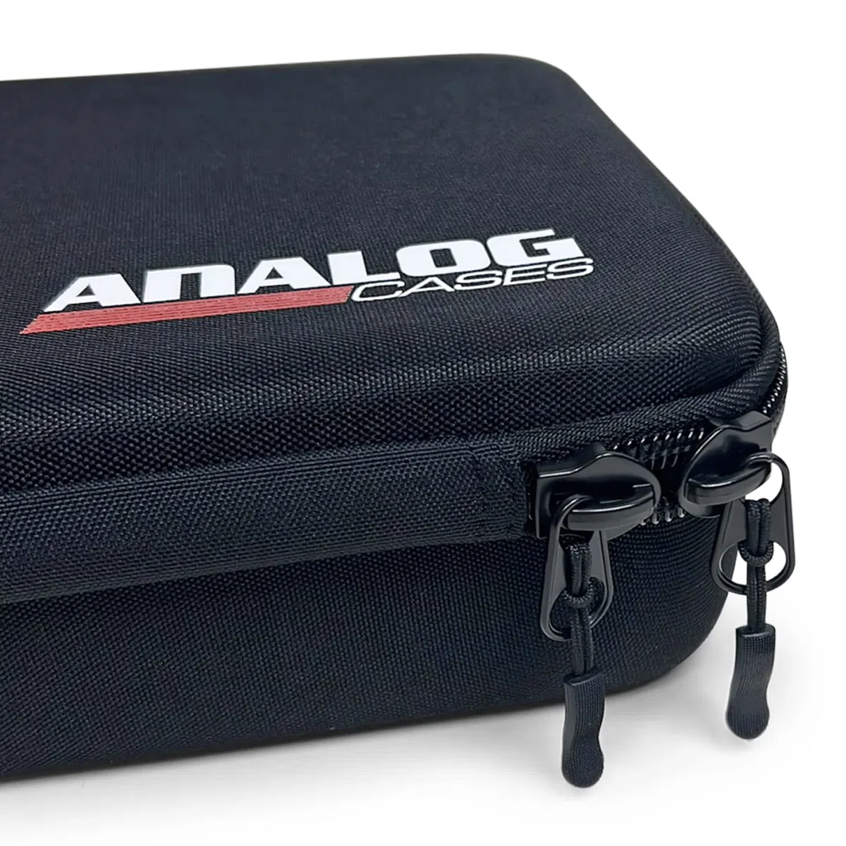 Analog Cases Pulse Case für Akai MPK Mini Plus (Robuste, hochwertige Eva-Transporttasche, mit superweichem Samt-Innenfutter, für erstklassigen Schutz und stilvolles Design, mit Kabelfach), Schwarz